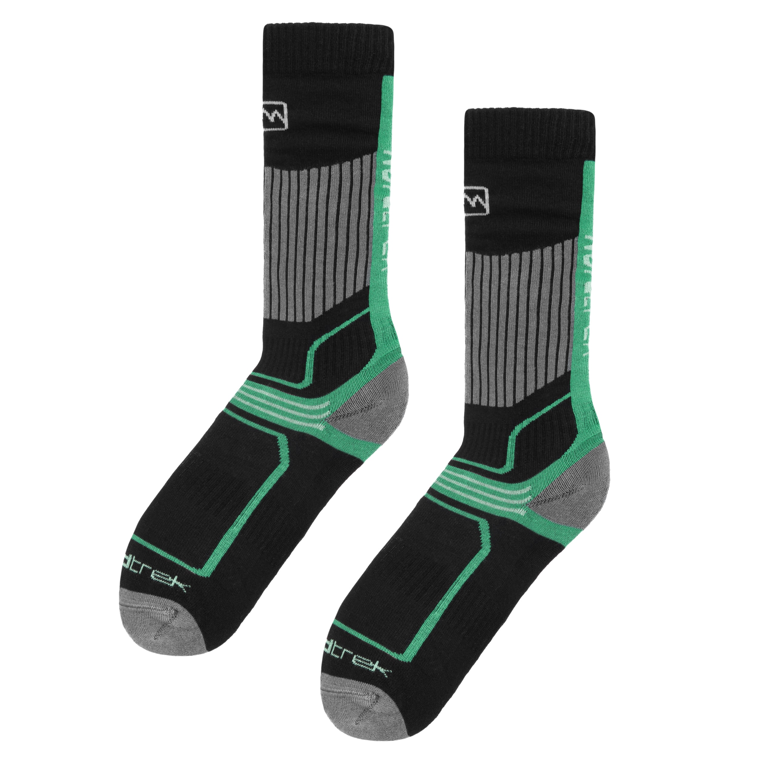 Chaussettes Kobuk Ski Socks FreeNord - Black/Green