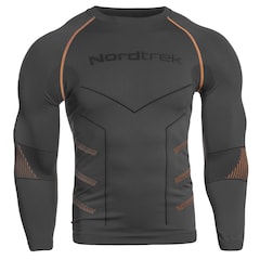 T-shirt thermique Tongari Long Sleeve FreeNord - Grey/Orange