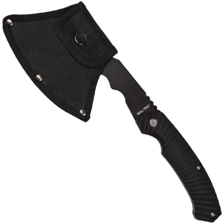Hache avec housse et outils Mil-Tec - Black