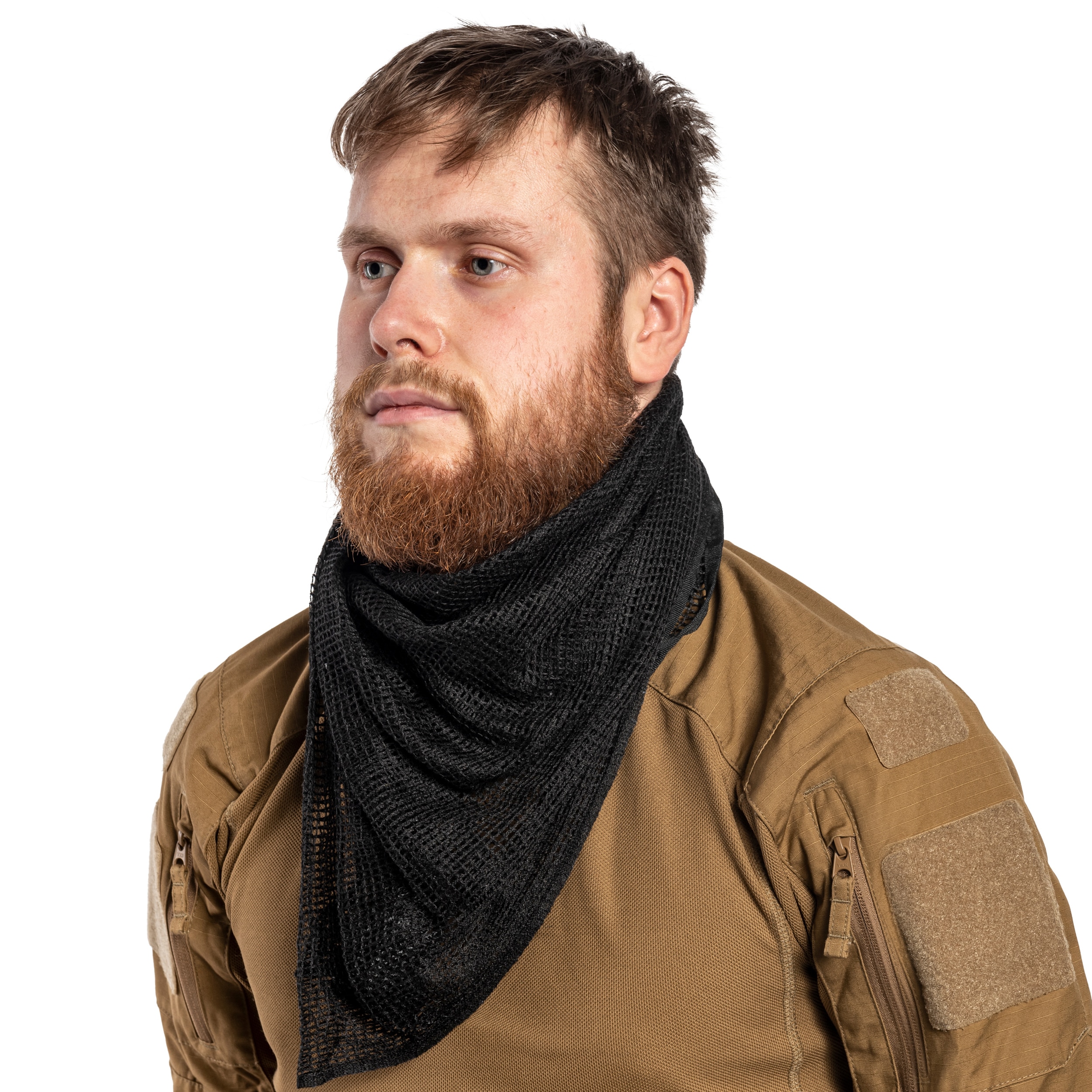 Filet de camouflage personnel Commando Net Scarf Brandit - Black