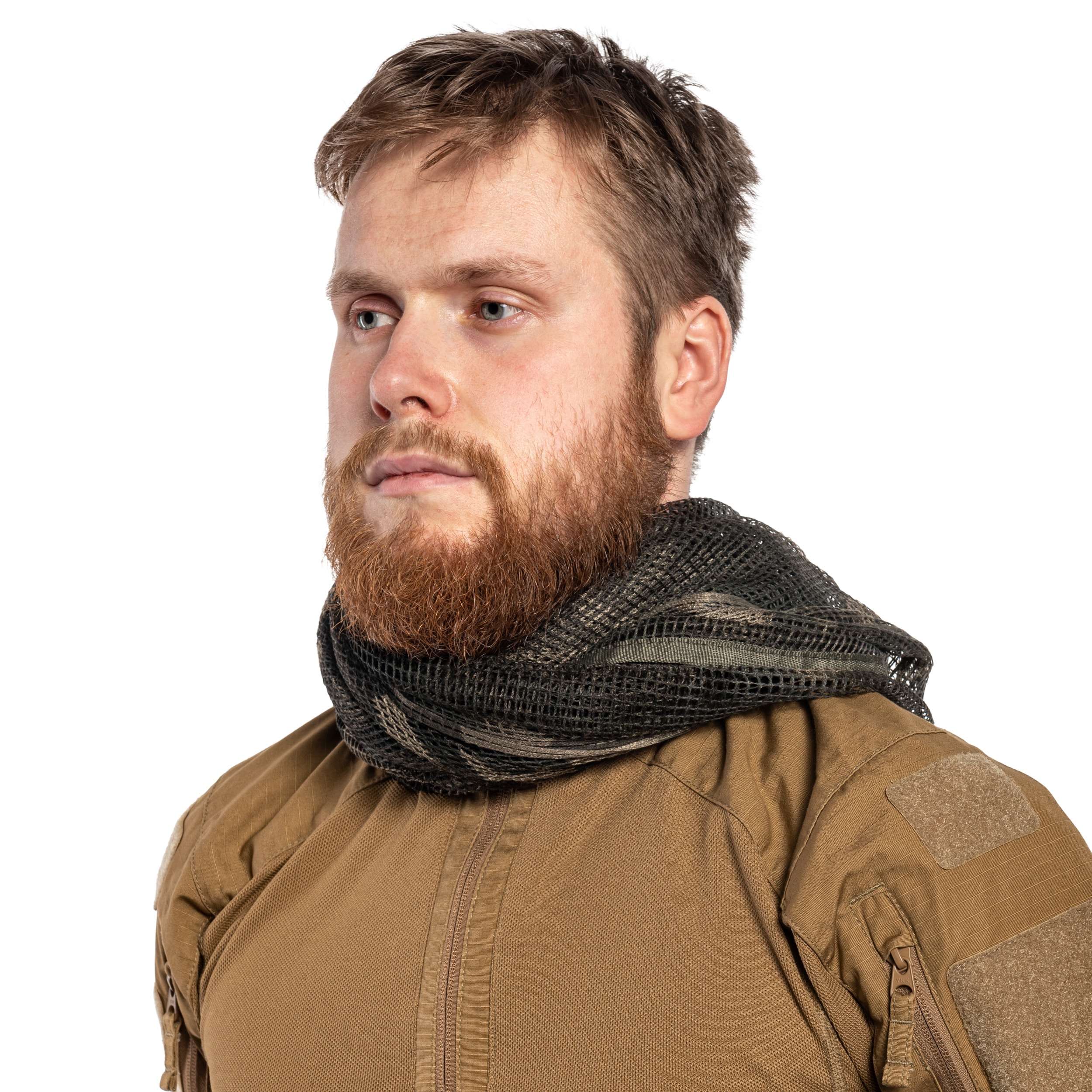 Filet de camouflage personnel Commando Net Scarf Brandit - Dark Camo