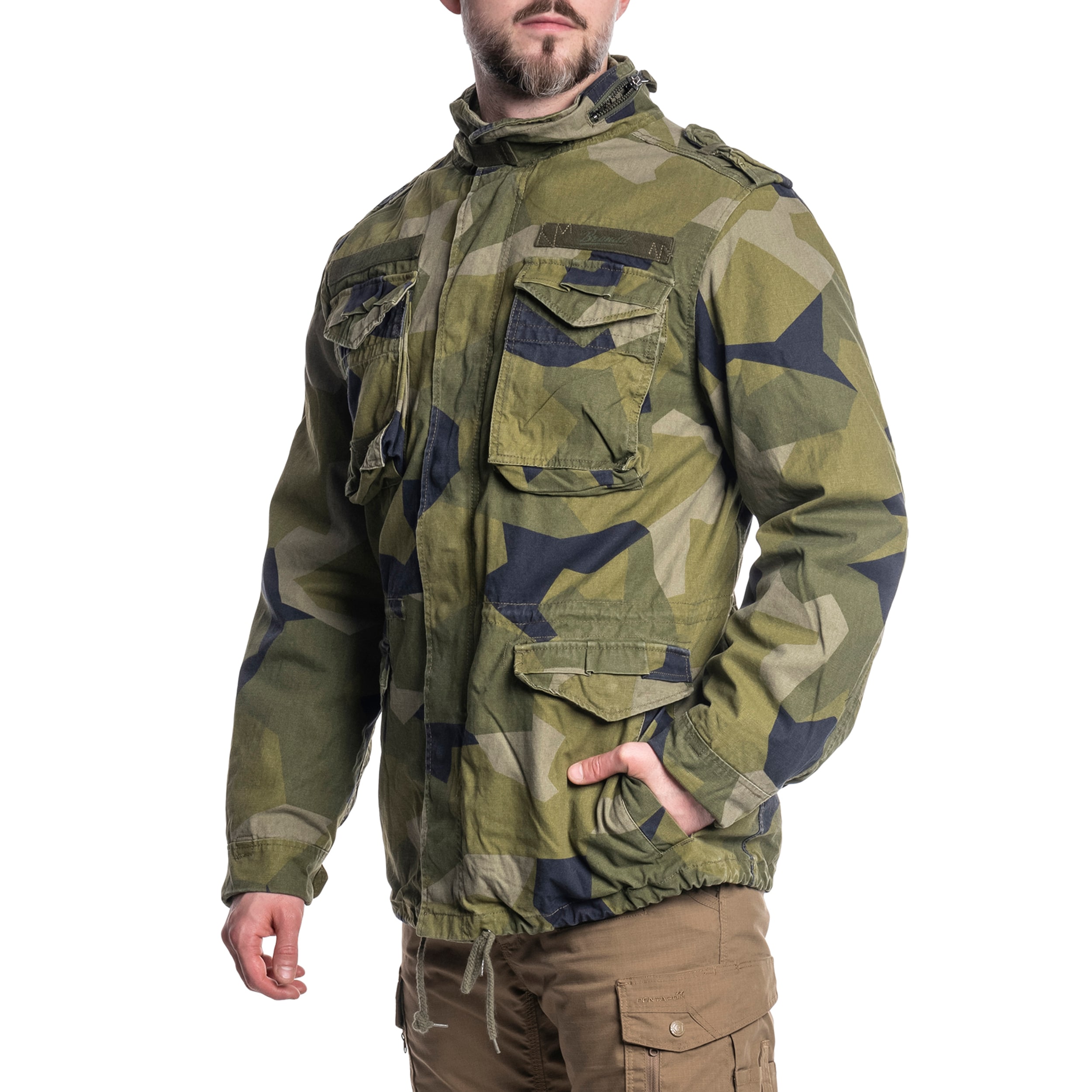 Veste M65 Giant Brandit - Swedish Camo