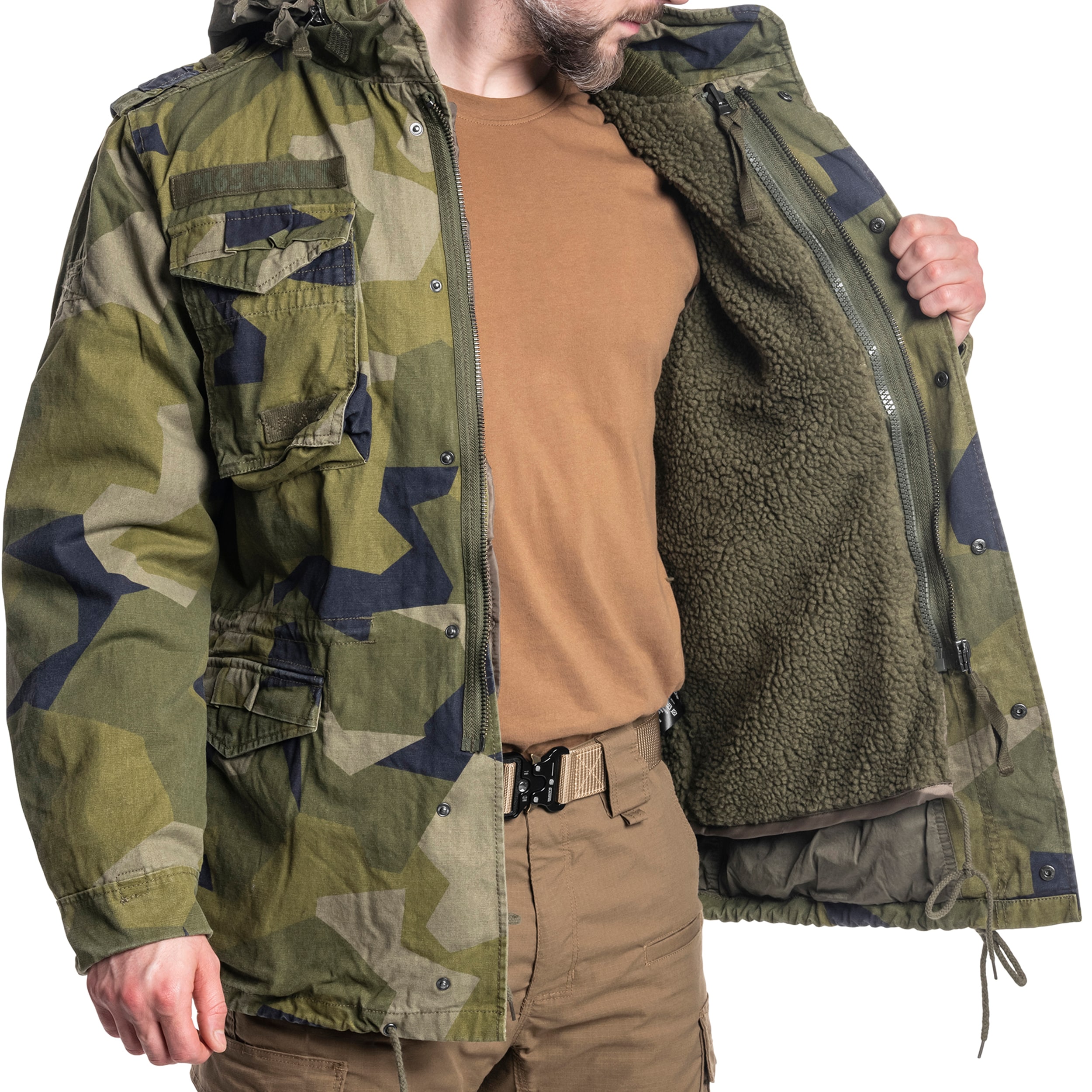Veste M65 Giant Brandit - Swedish Camo