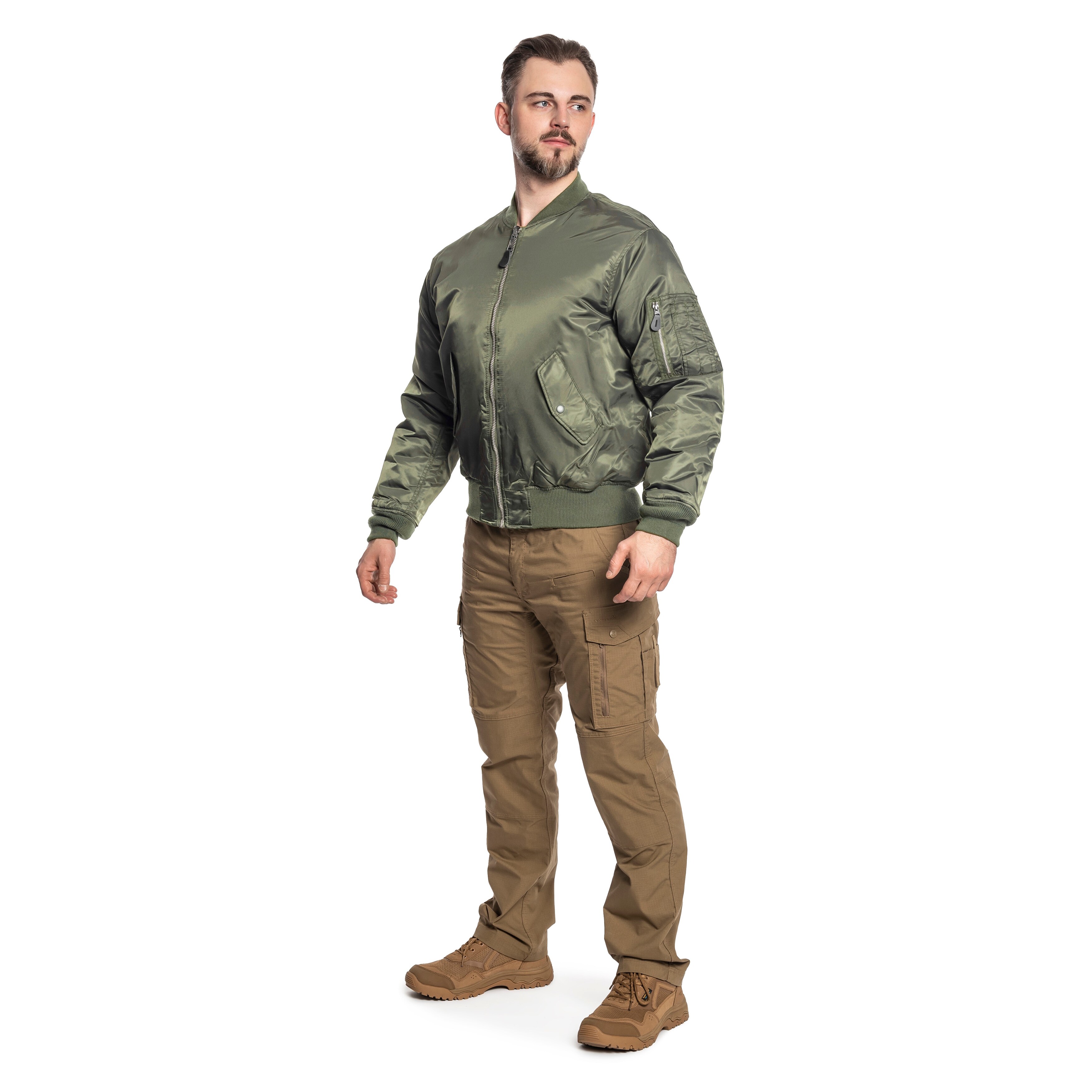 Veste MA1 Brandit - Olive - Acheter en ligne - Magasin en ligne MILITARY.EU