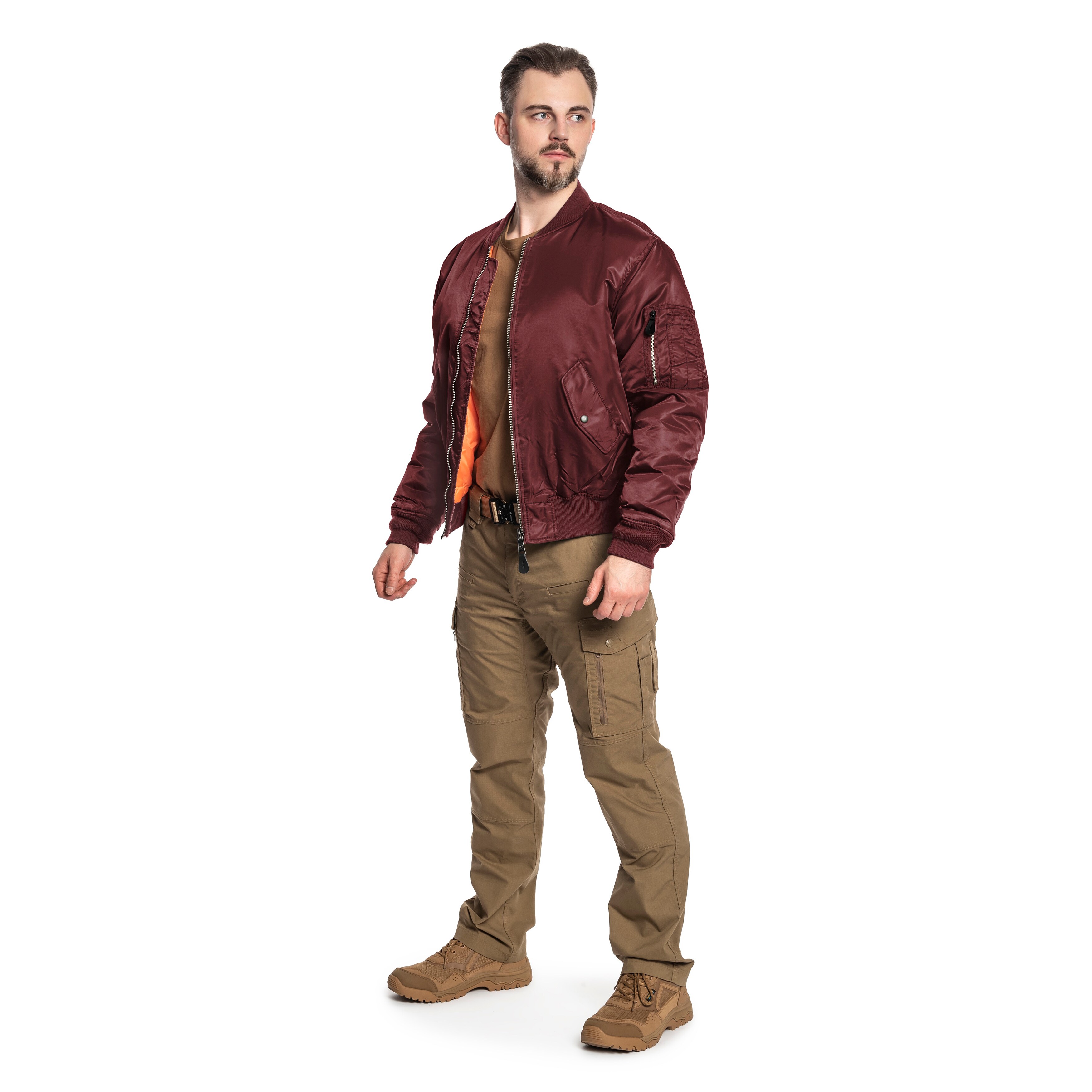 Veste MA1 Brandit - Burgundy