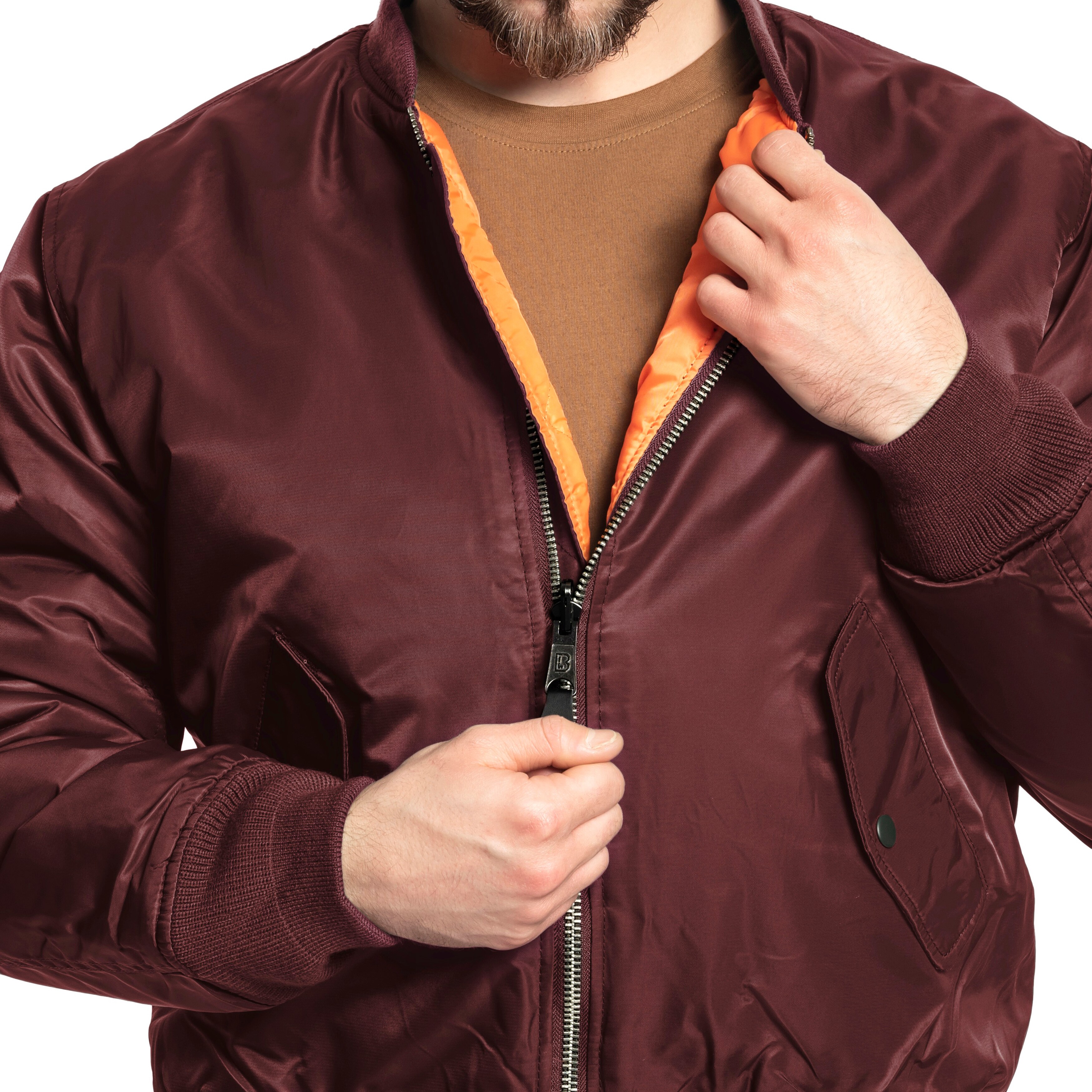 Veste MA1 Brandit - Burgundy