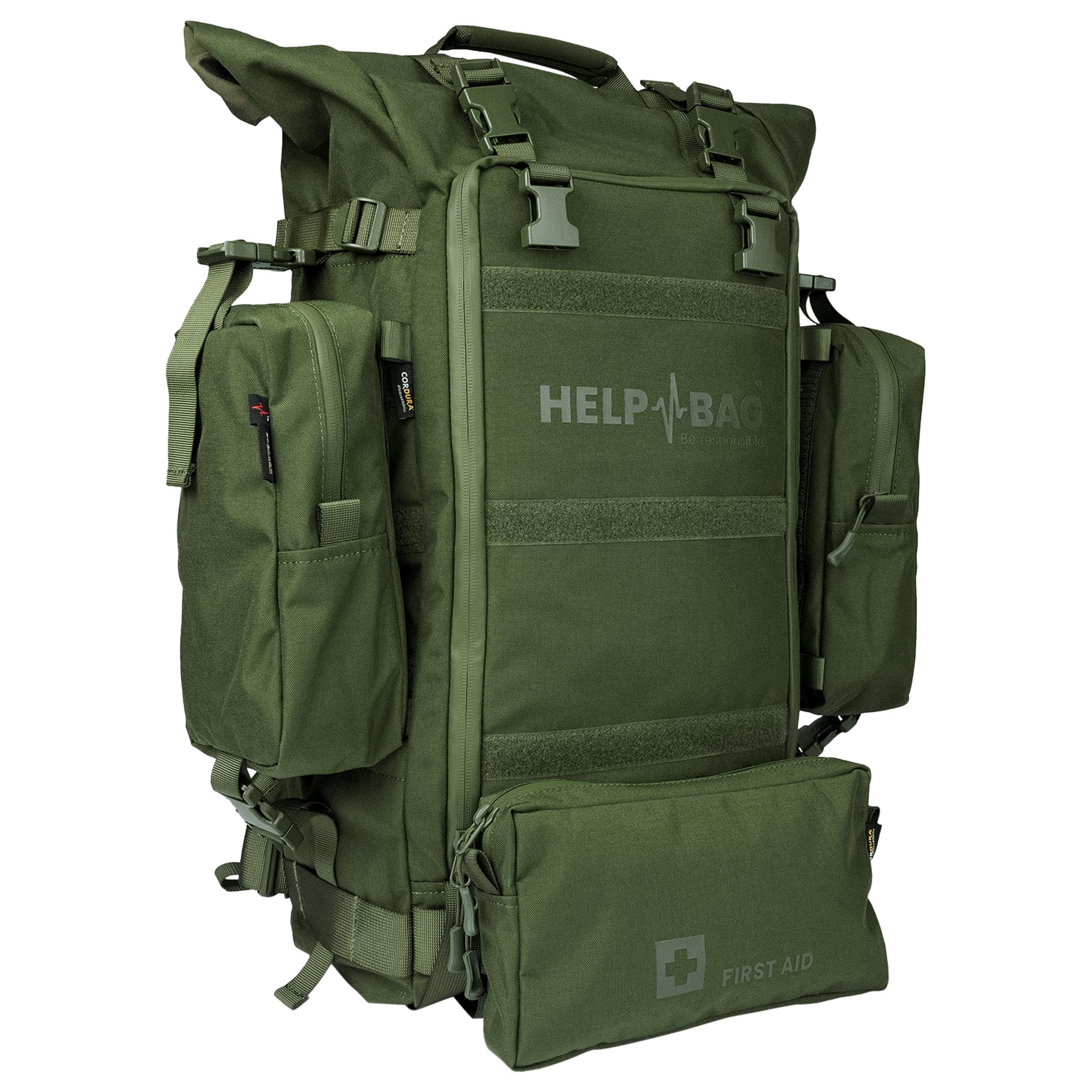 Kit d'urgence Help Bag Max - Olive Green