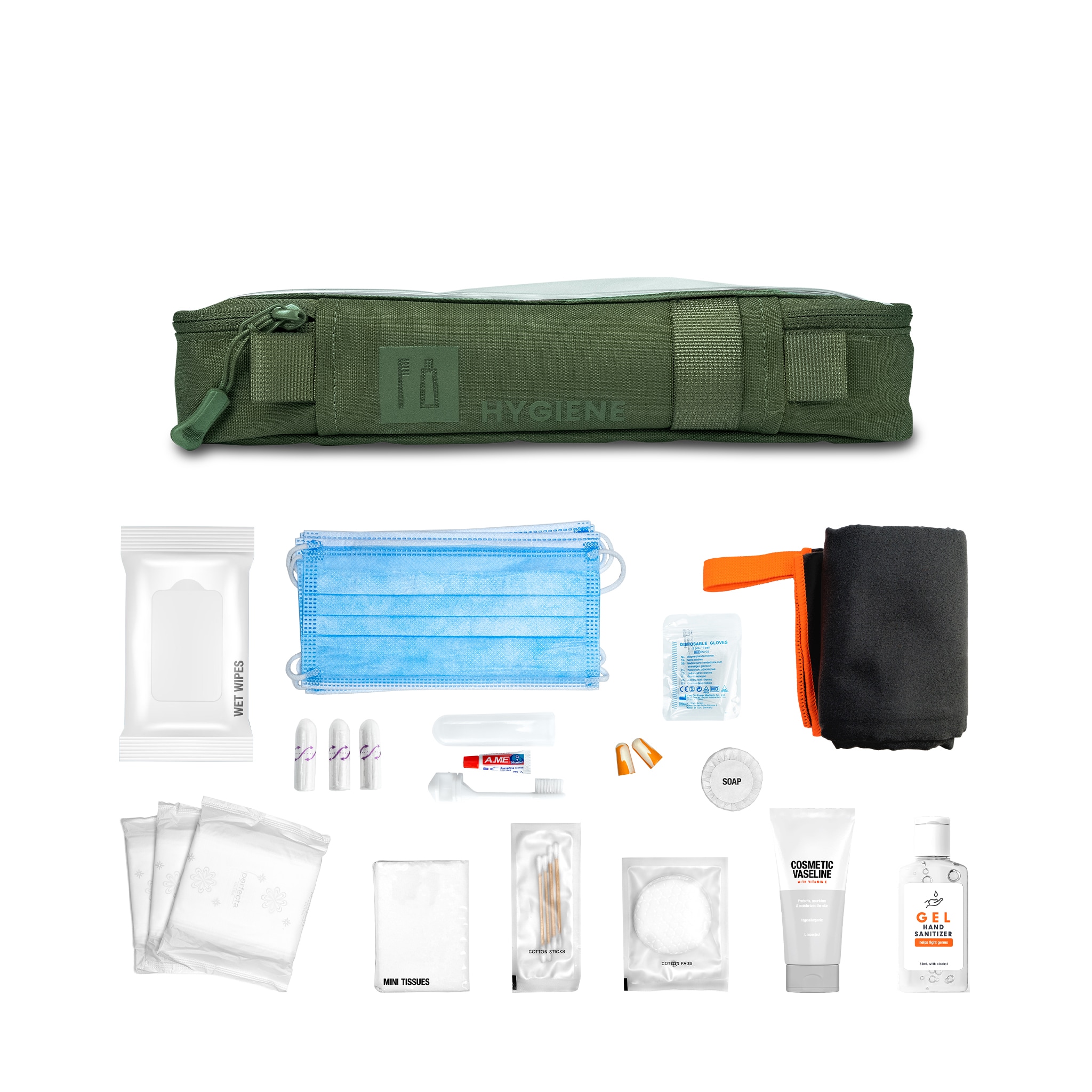 Kit d'urgence Help Bag Max - Olive Green