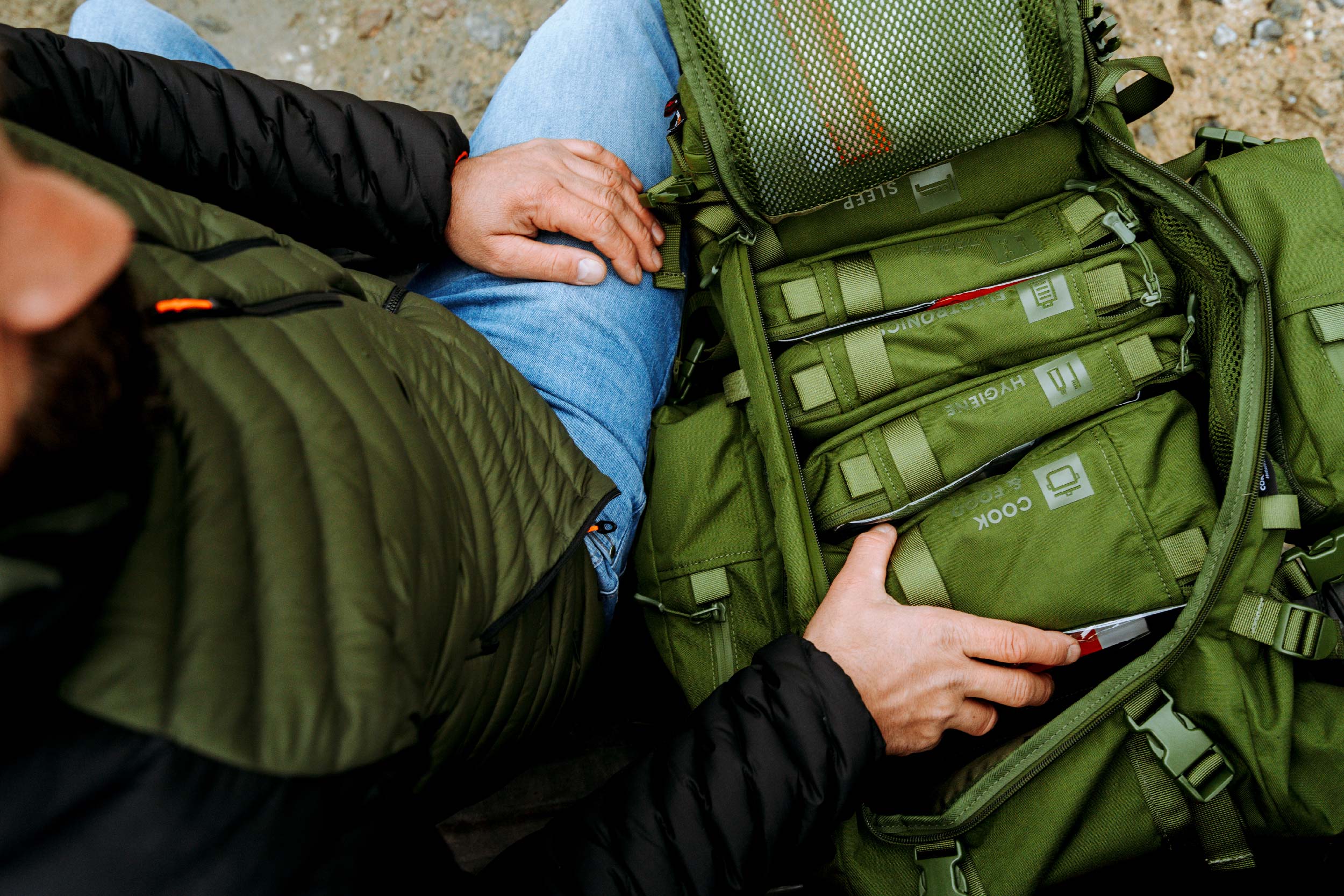 Kit d'urgence Help Bag Max - Olive Green