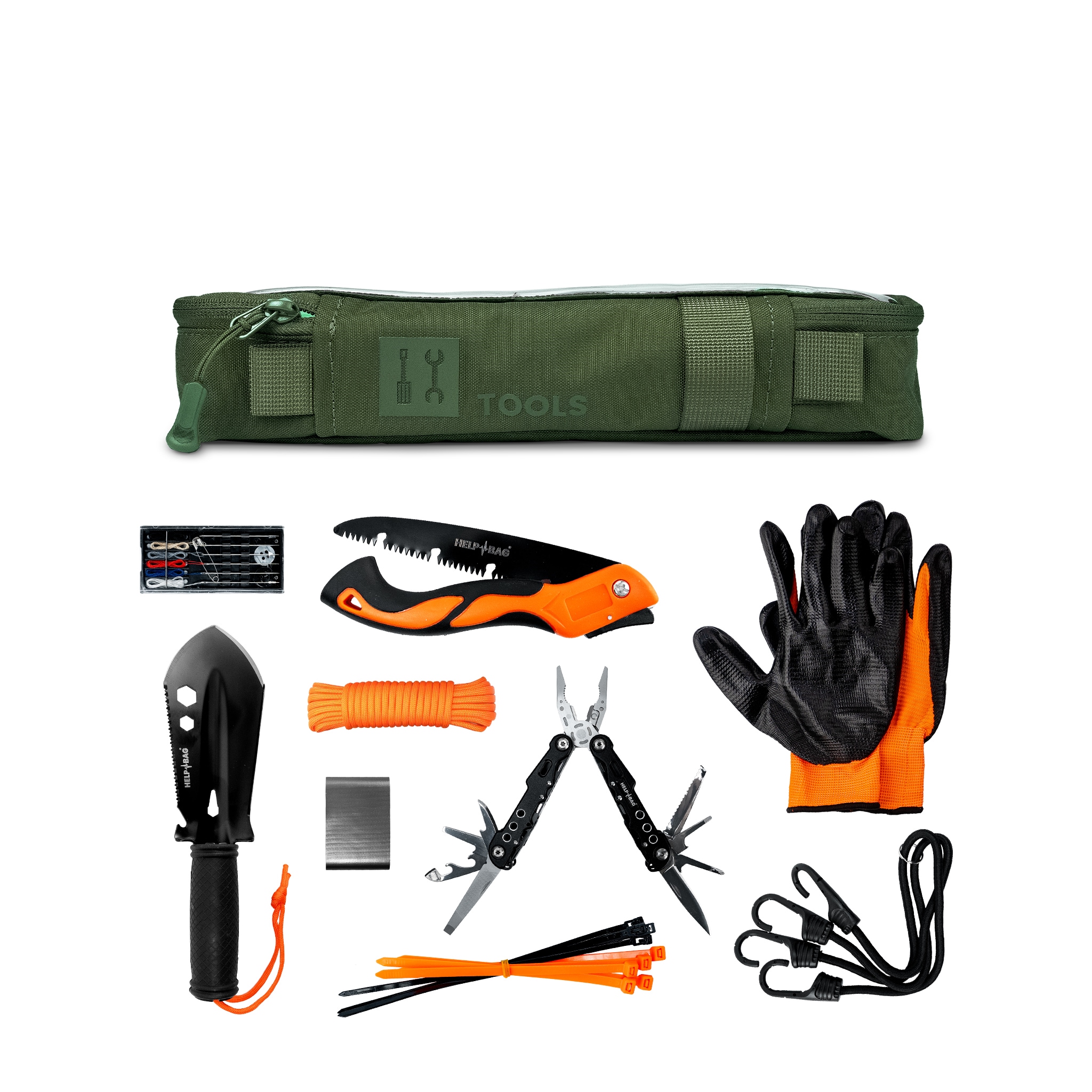 Kit d'urgence Help Bag Max - Olive Green