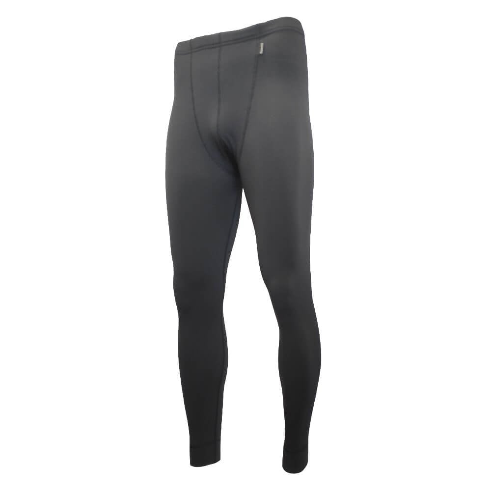 Leggings thermoactifs pour hommes brossés Haasta - Black