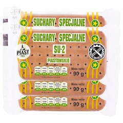 Biscottes spéciales SU-2 4 x 90 g Piast 