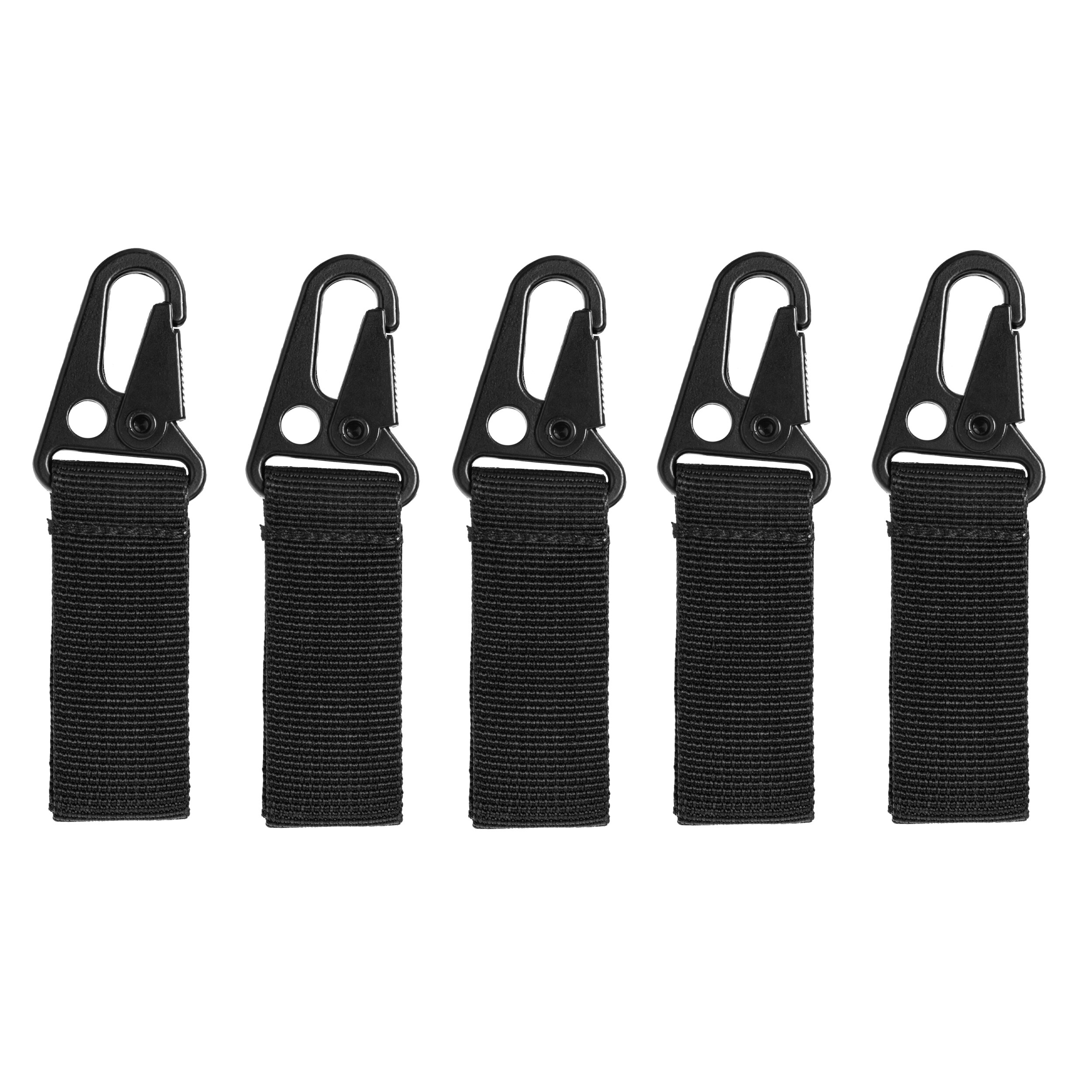 Porte-clé avec groupe sanguin 5 pcs. 0- Mil-Tec - Black