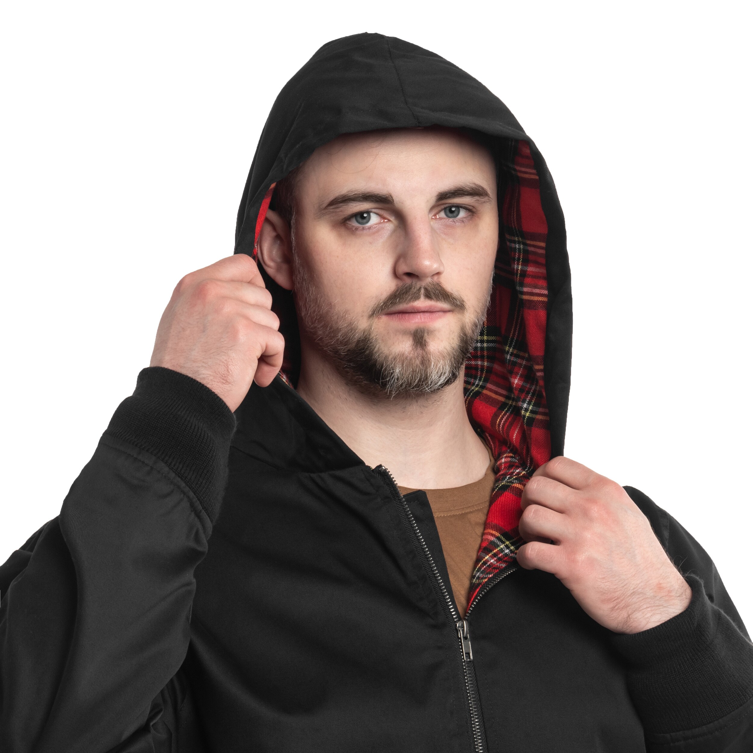 Veste Lord Canterbury Hooded Brandit - Black