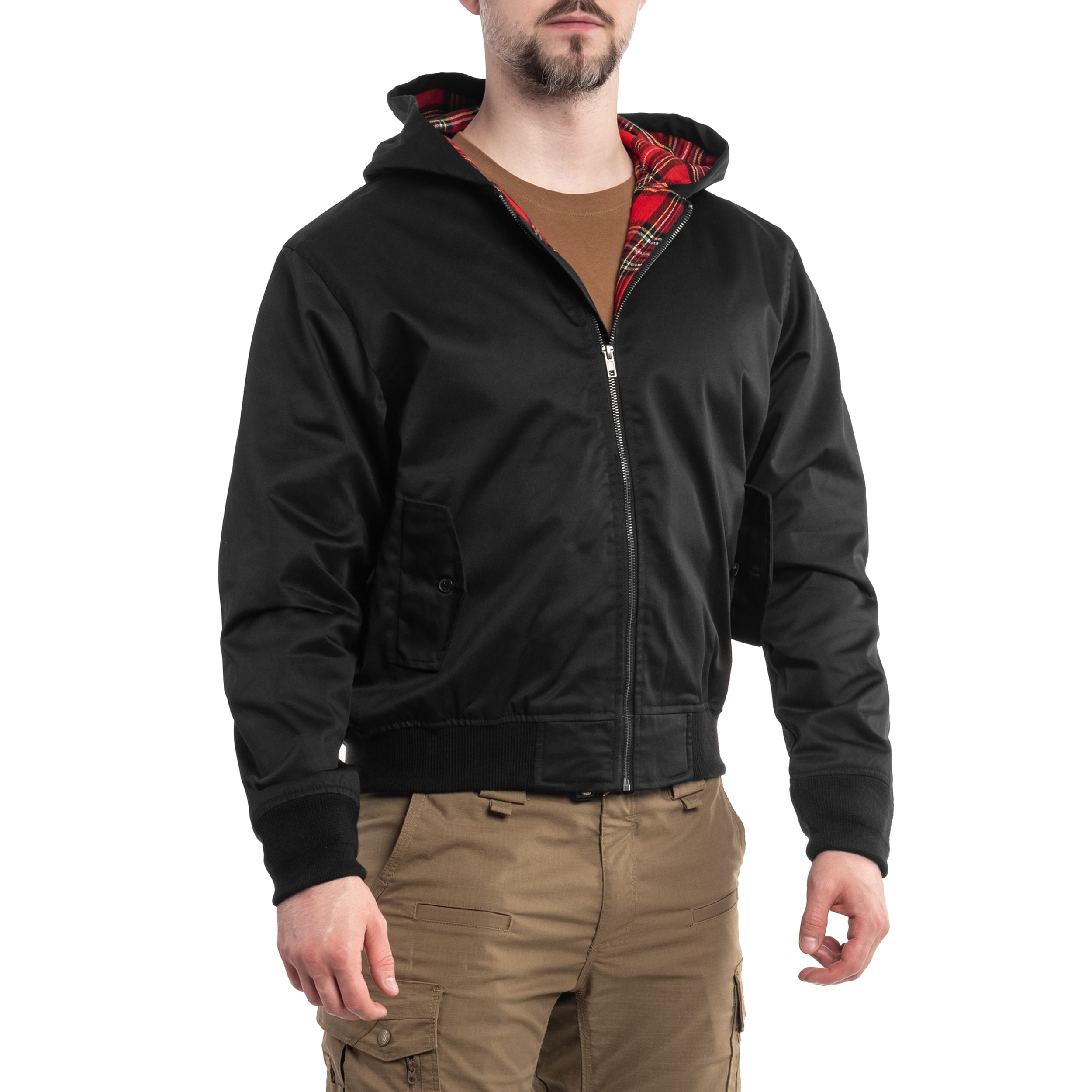 Veste Lord Canterbury Hooded Brandit - Black