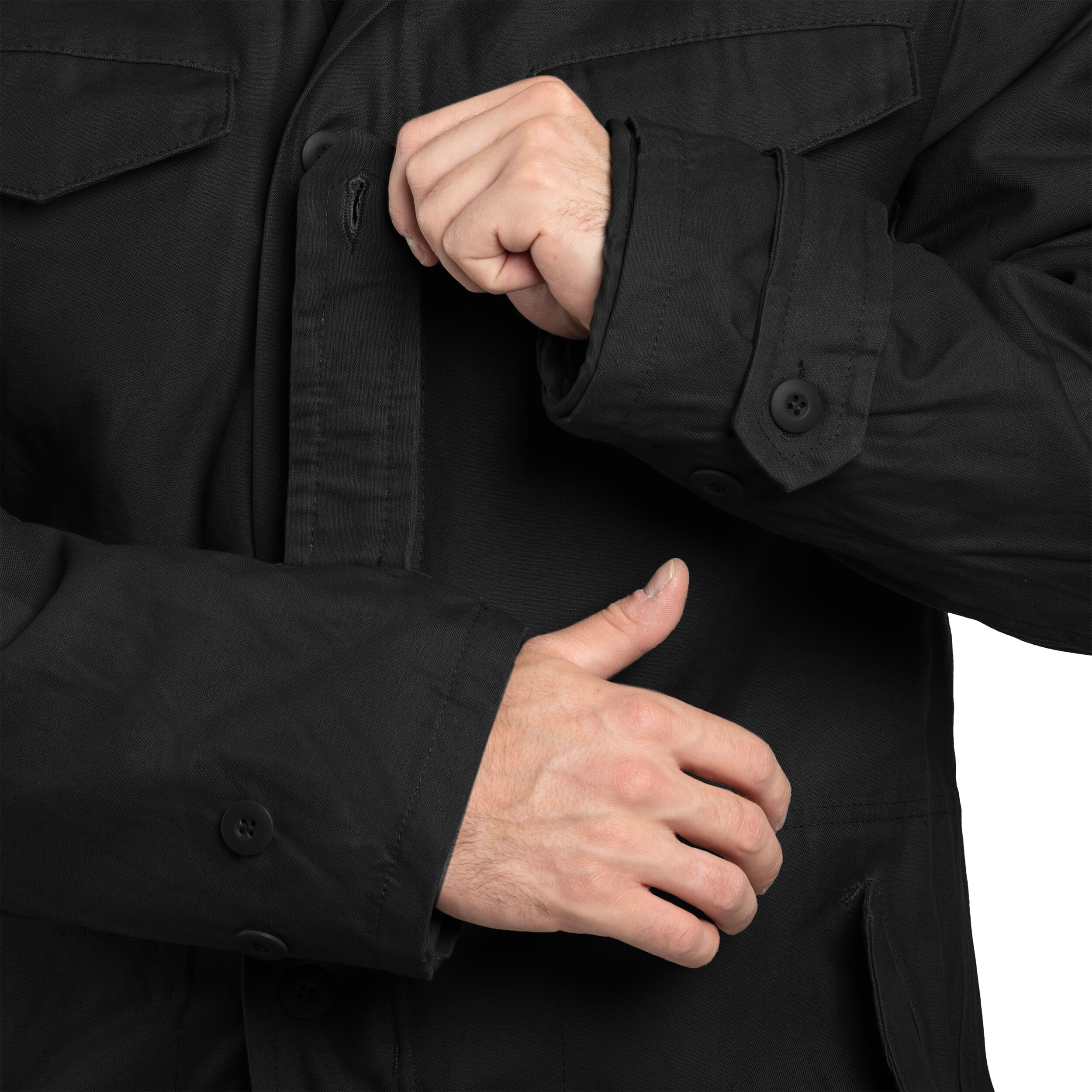 Veste BW Parka Flag Brandit - Black