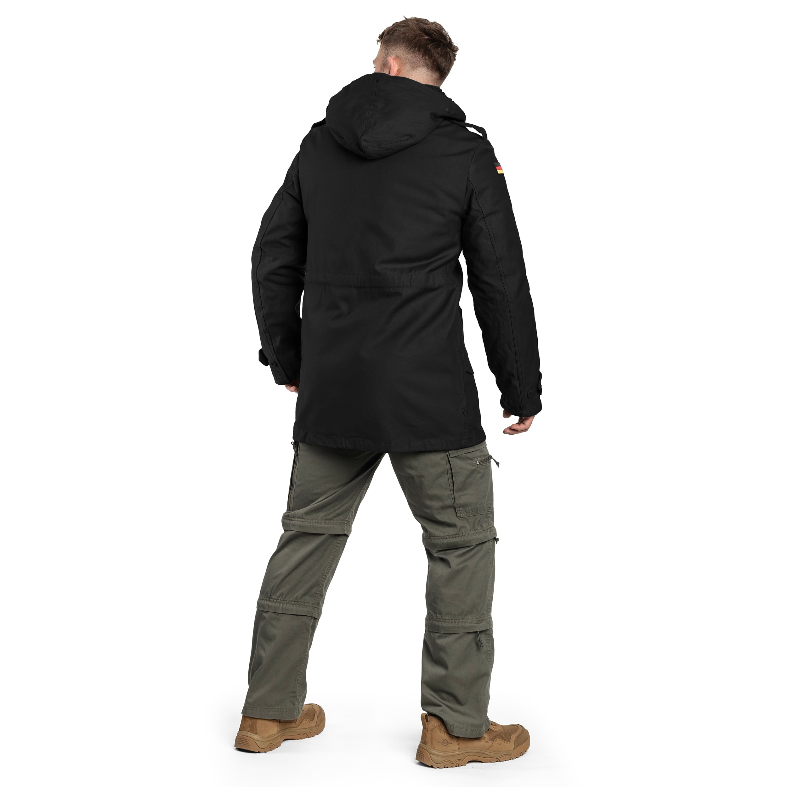 Veste BW Parka Flag Brandit - Black