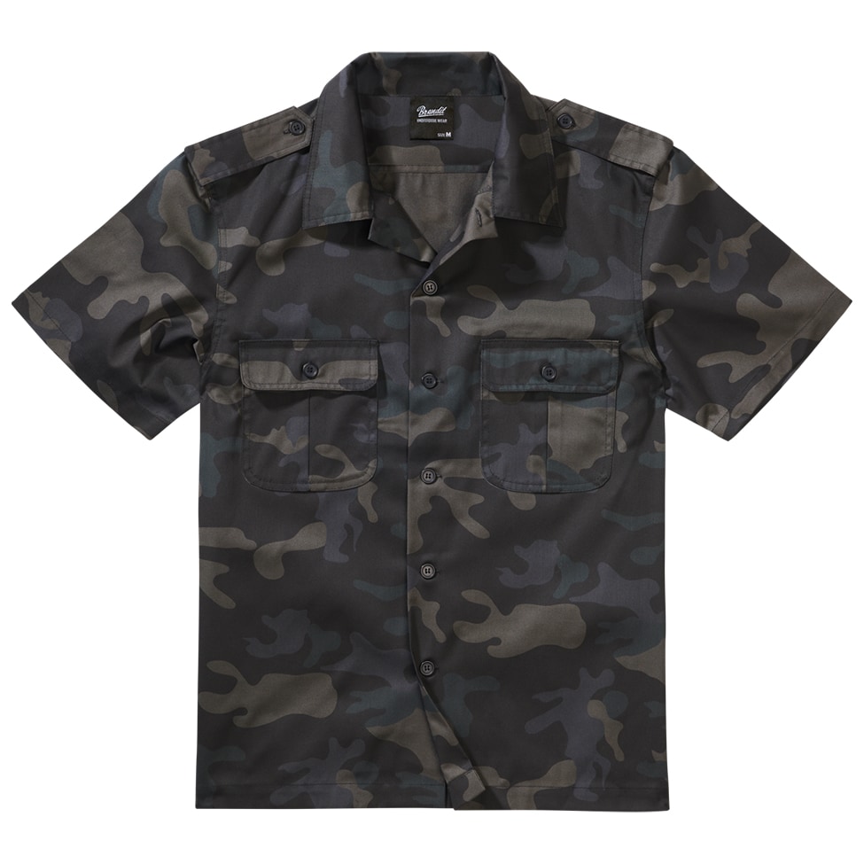 Chemise US Shirt Brandit - Dark Camo