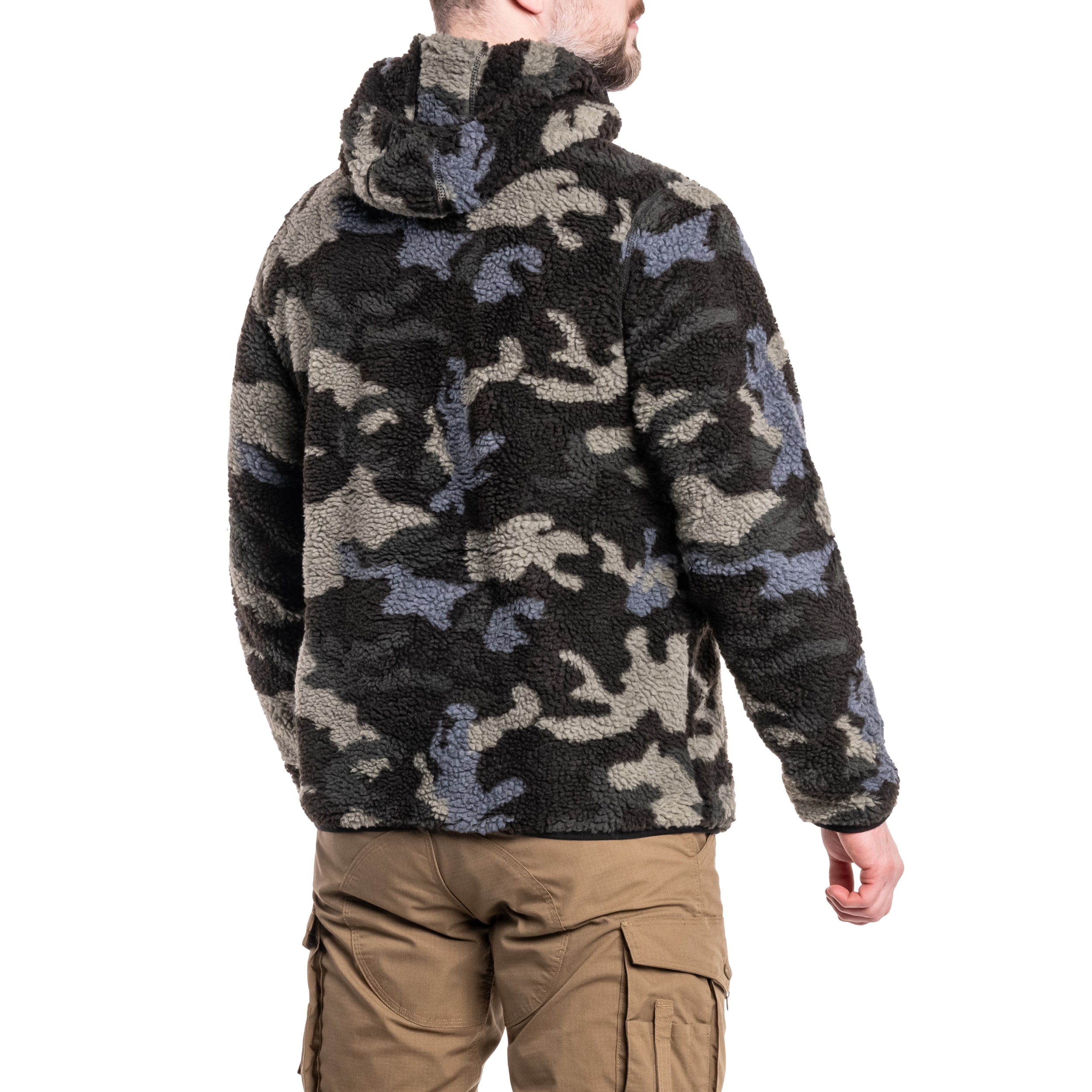 Polaire Teddyfleece Worker Pullover Brandit - Dark Camo