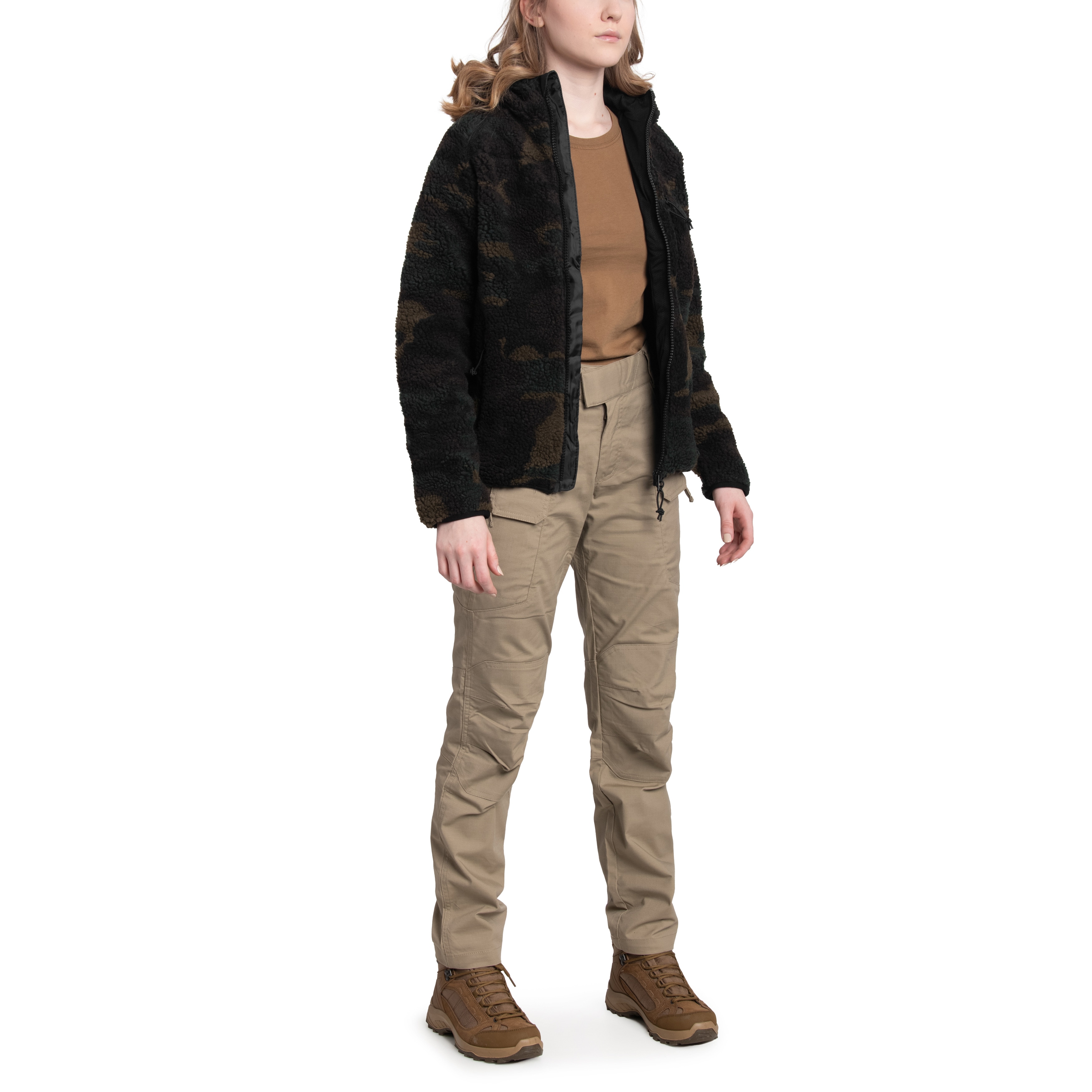 Veste pour femmes Teddyfleece Jacket Brandit - Woodland