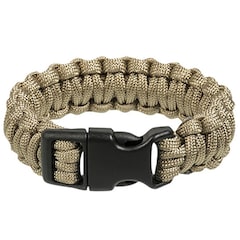 Bracelet Paracord boucle 22 mm Mil-Tec - Coyote
