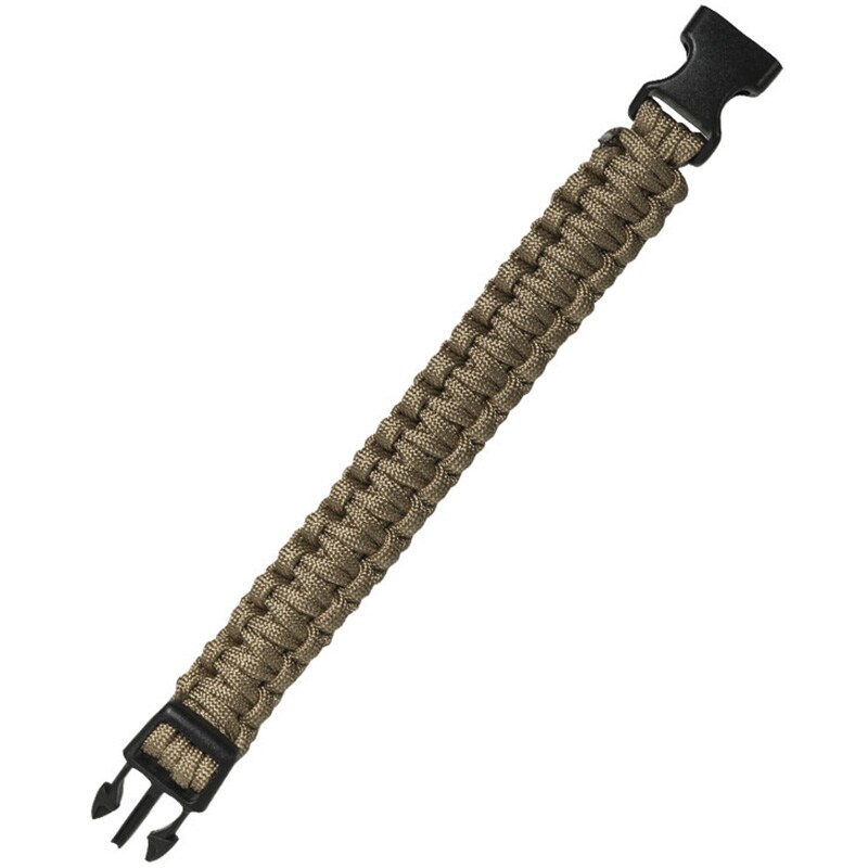 Bracelet Paracord boucle 22 mm Mil-Tec - Coyote