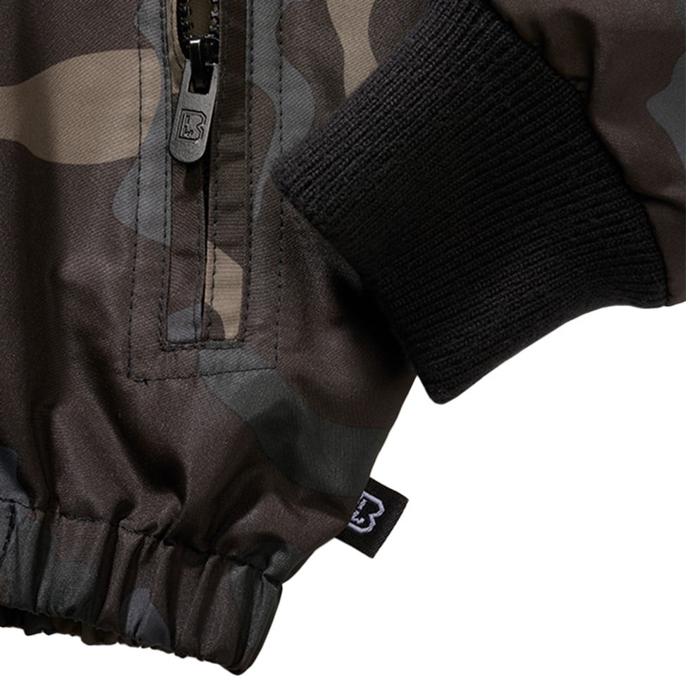 Veste pour enfants Windbreaker Frontzip Brandit - Dark Camo