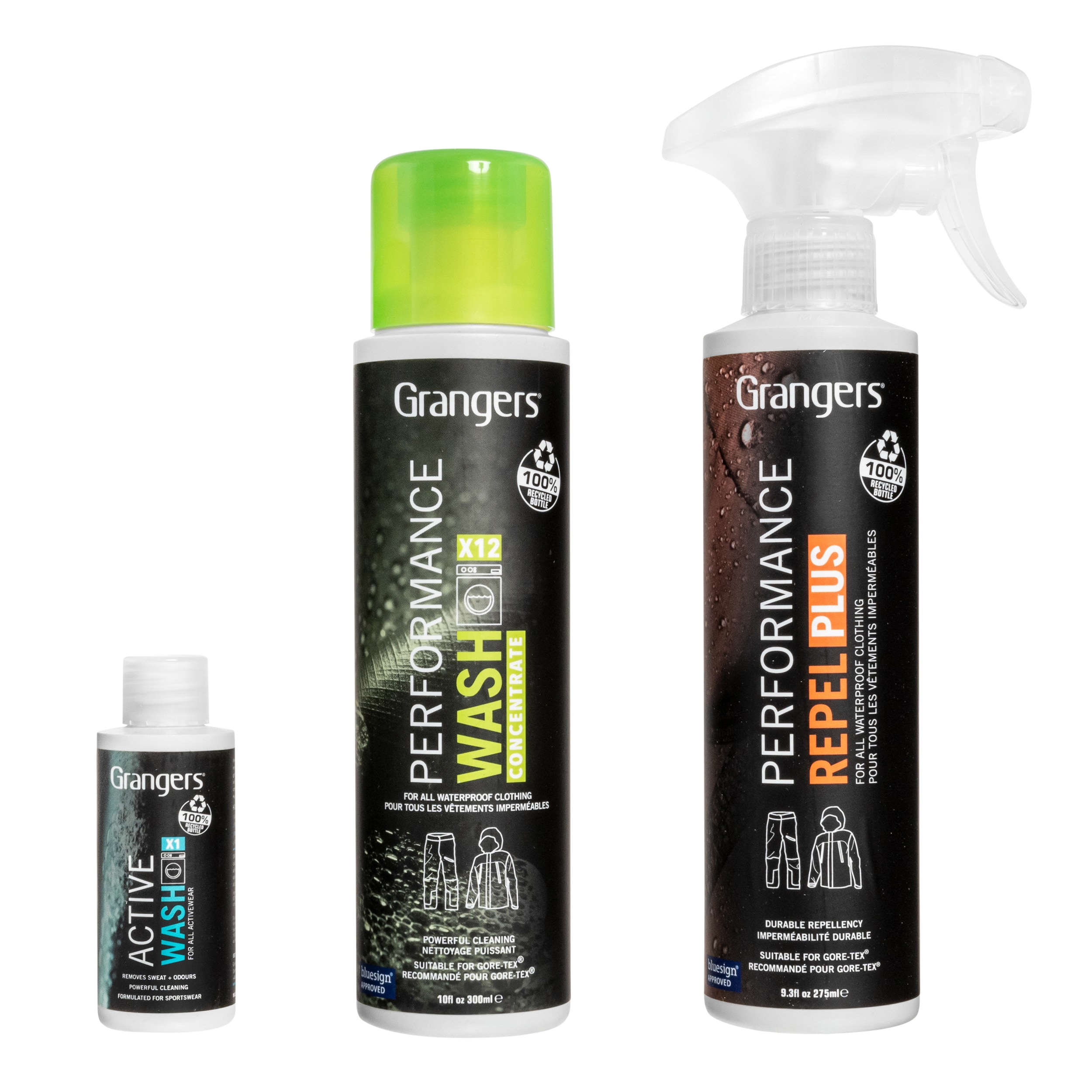 Kit Clothing Care Kit Plus OWP 300 ml + 275 ml + 60 ml Grangers 