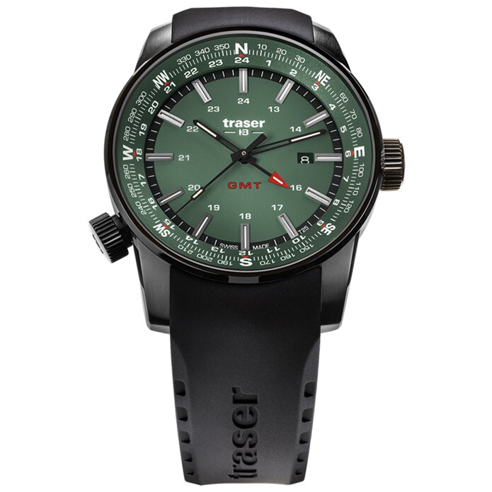 Montre P68 Pathfinder GMT RS Traser - Green