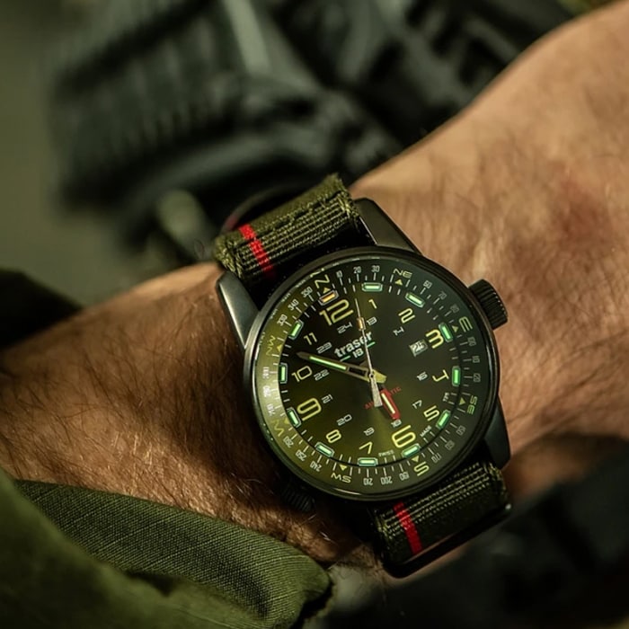 Montre P68 Pathfinder Automatic TS Traser - Green