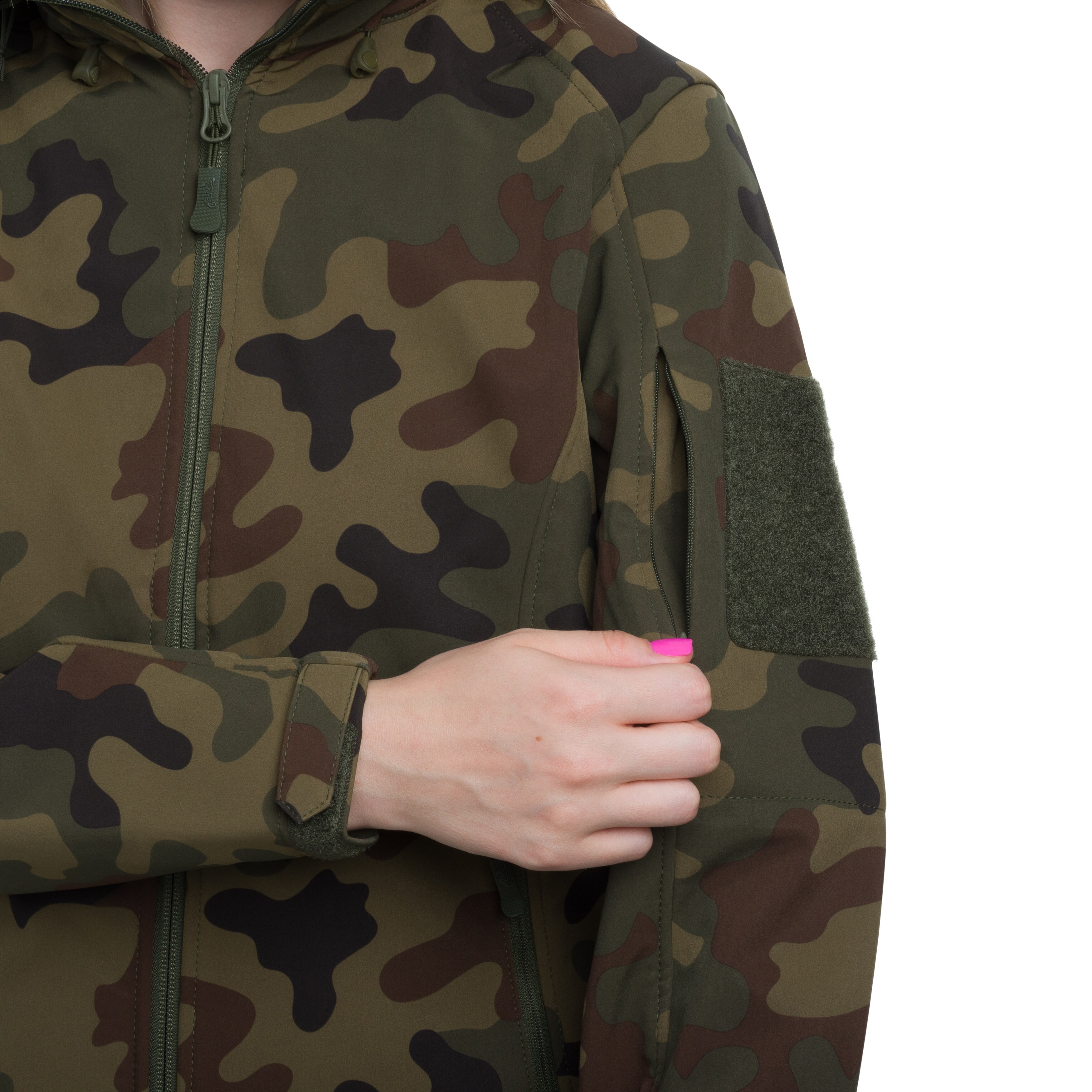 Veste pour femmes Gunfighter Softshell Helikon-Tex - wz.93 Pantera PL Woodland