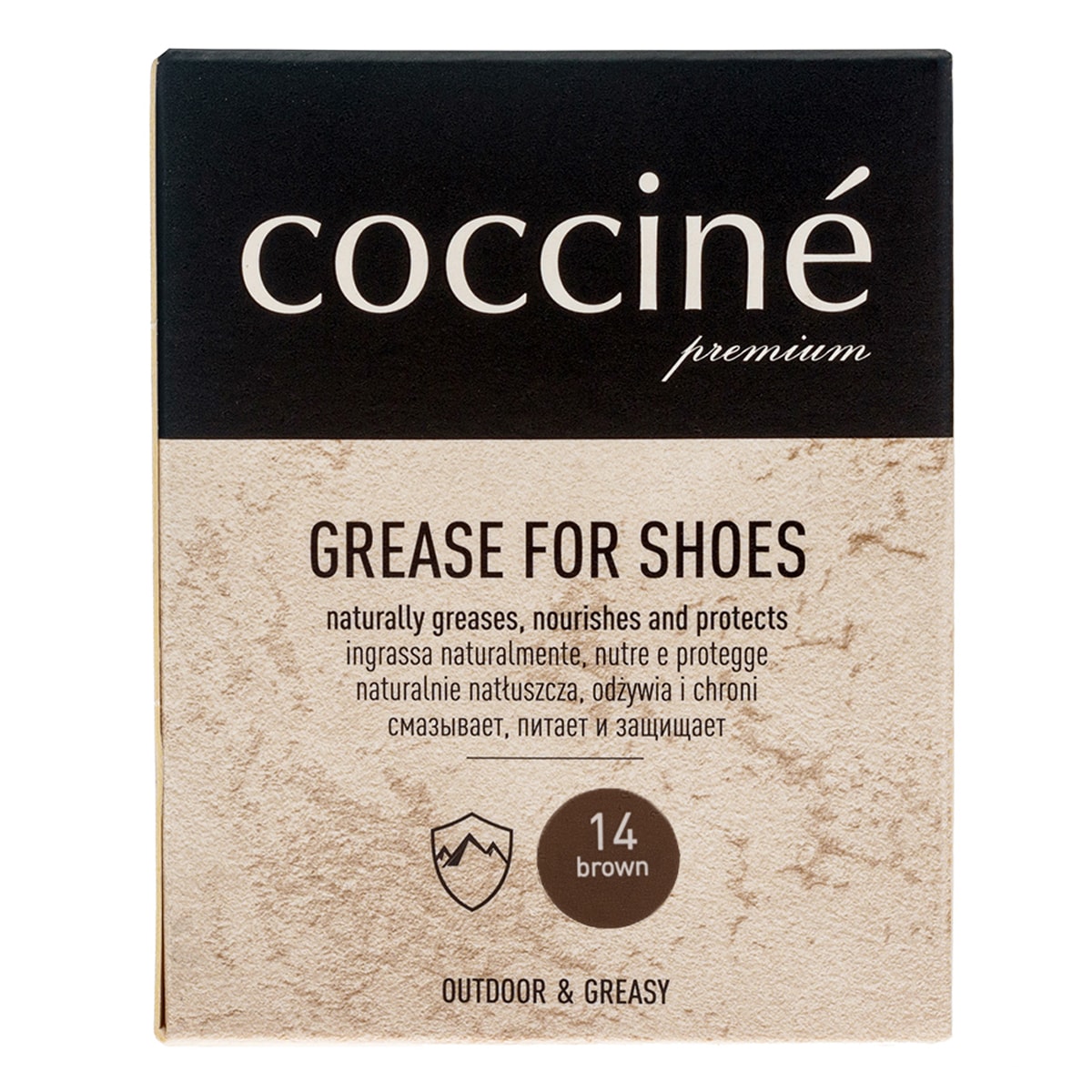 Graisse pour cuir 50 ml Coccine - Brown