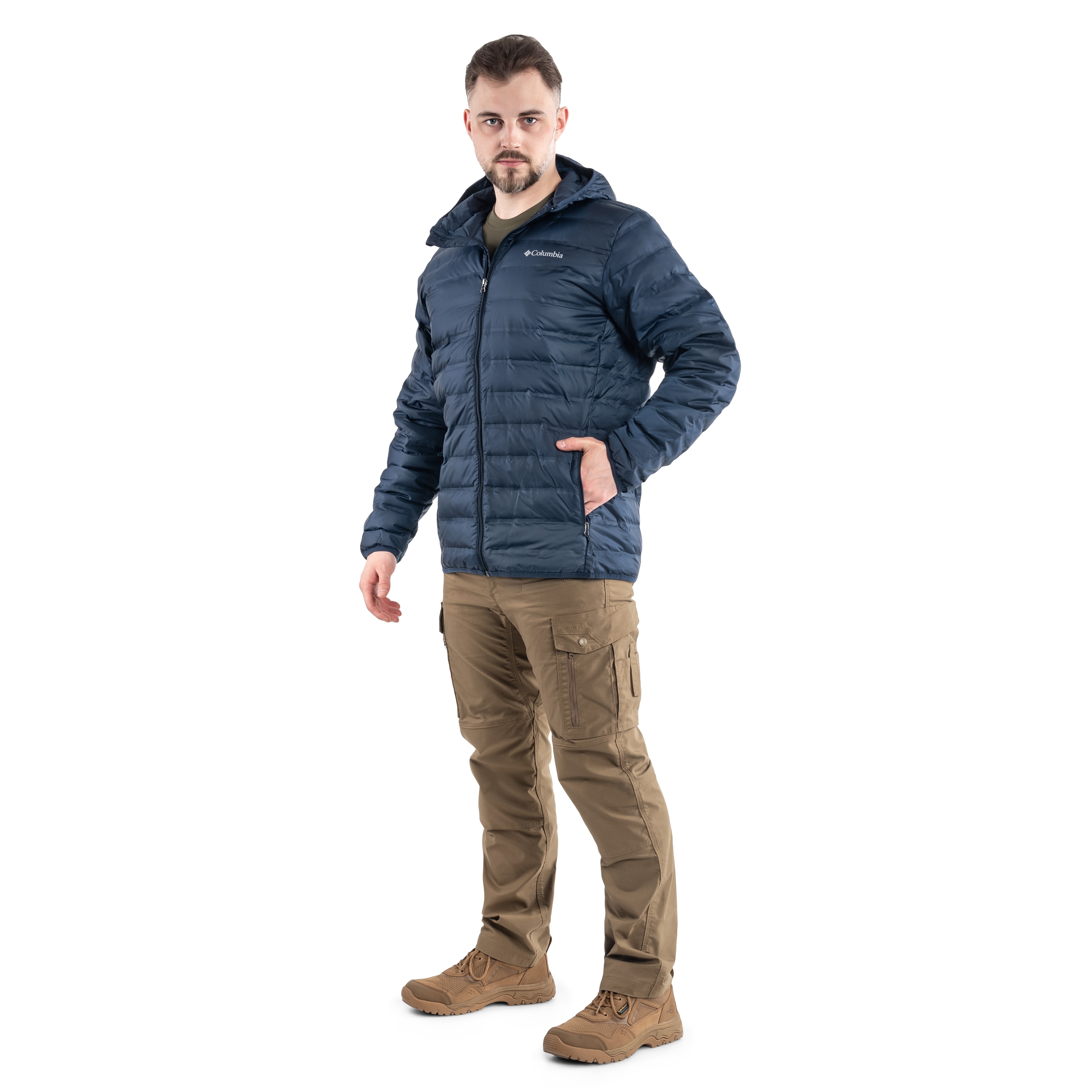 Veste Lake 22 Down Hooded Jacket Columbia - Collegiate Navy