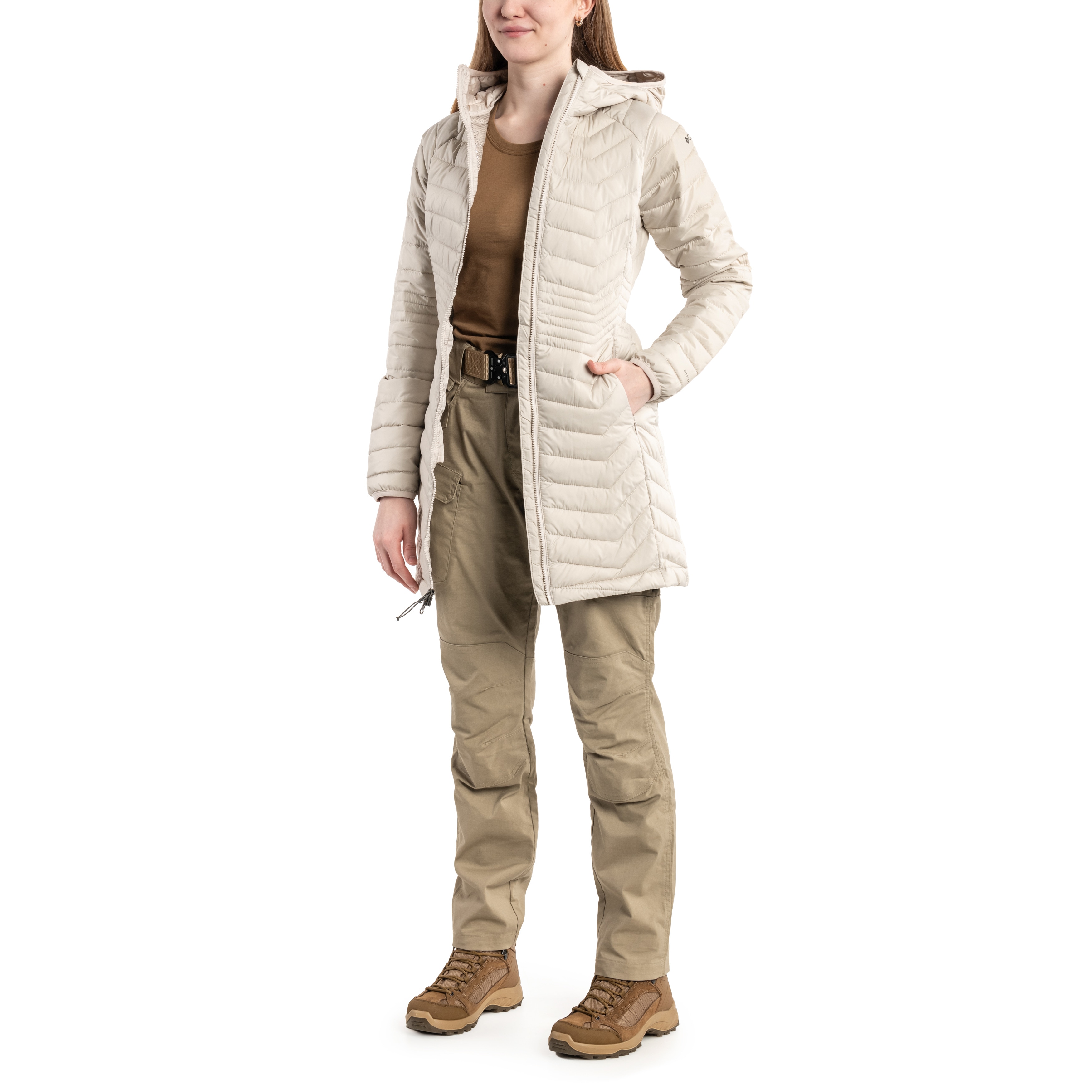 Veste pour femmes Powder Lite Mid Jacket Columbia - Dark Stone