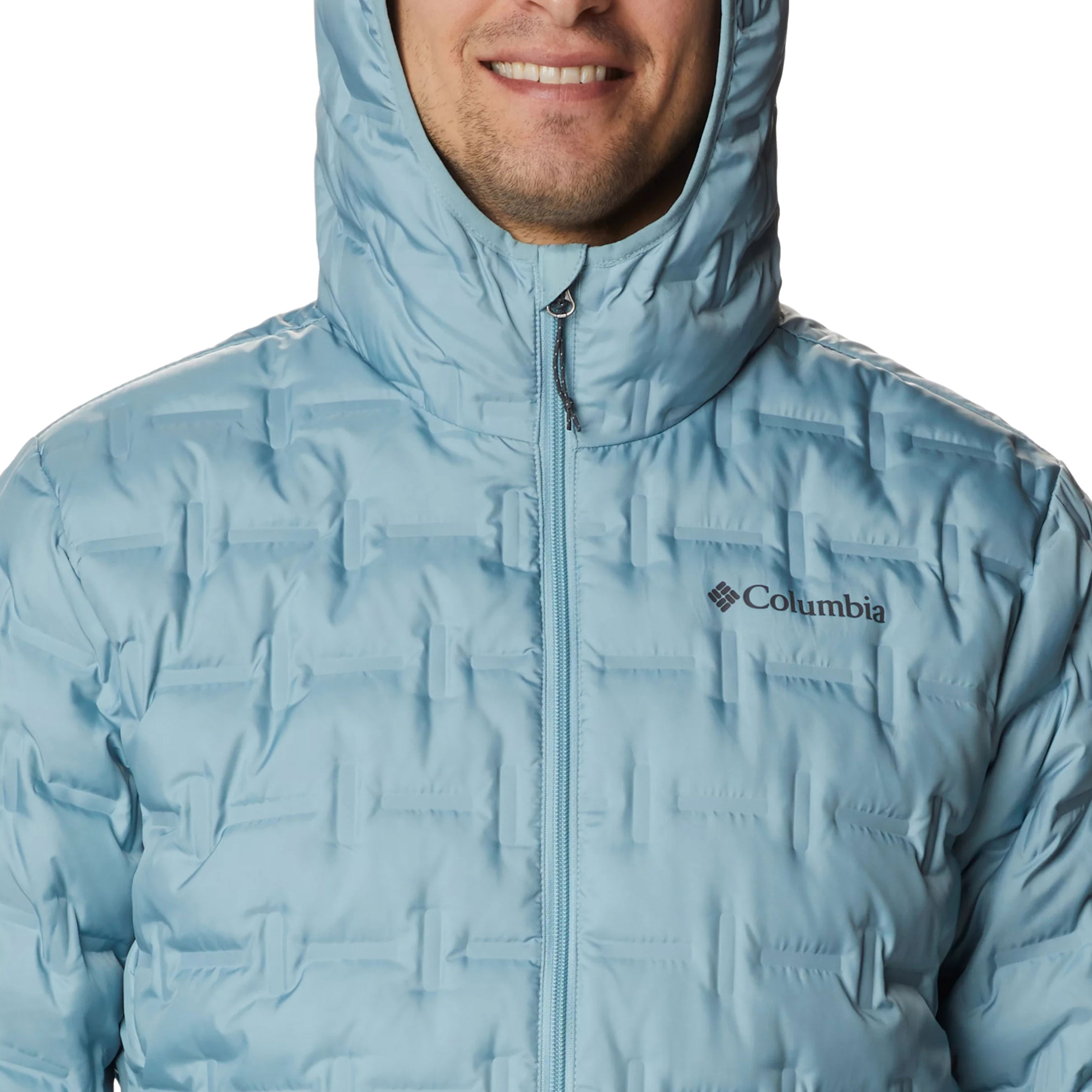 Veste Delta Ridge Down Hooded Columbia - Stone Blue