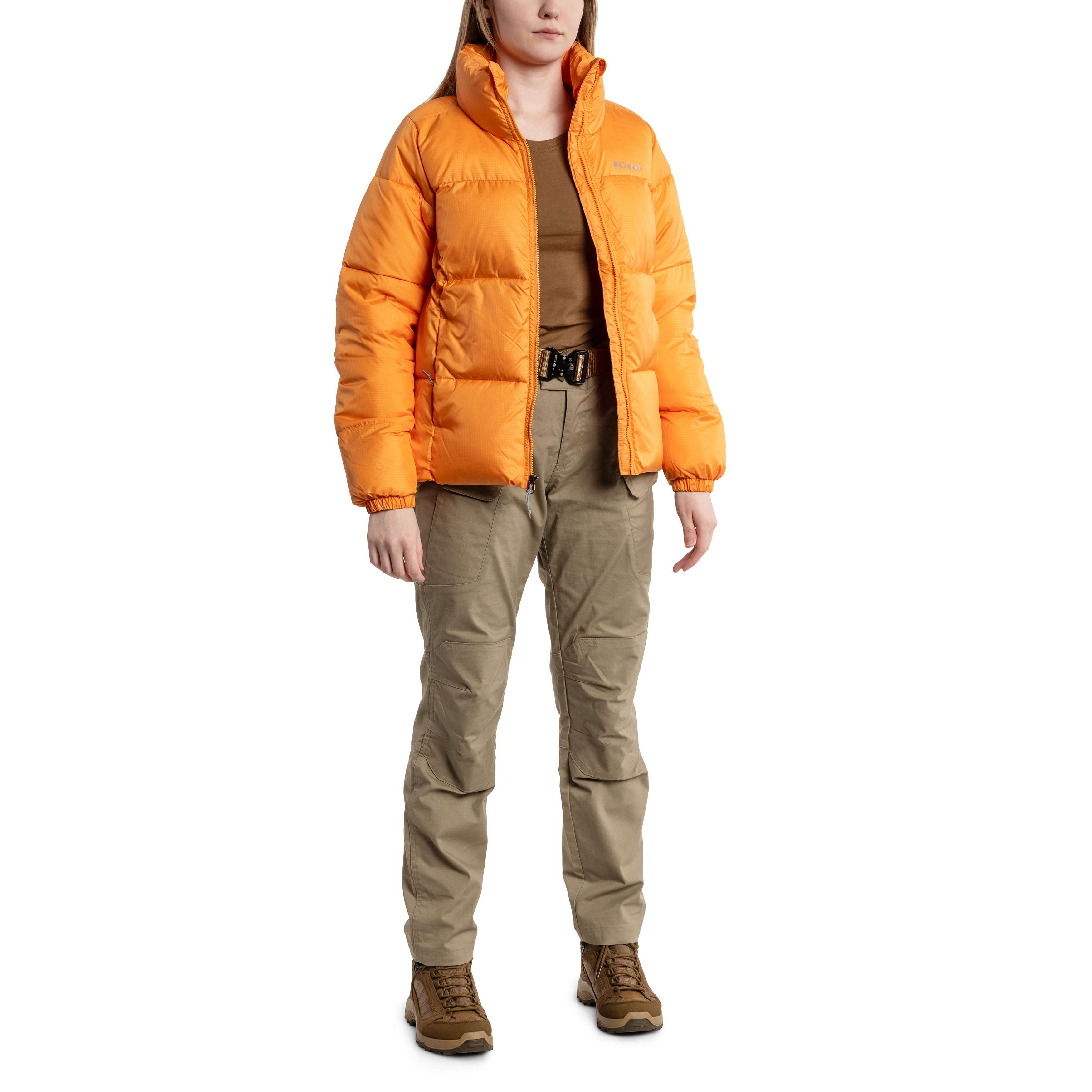 Veste pour femmes Puffect Jacket Columbia - Sunset Peach