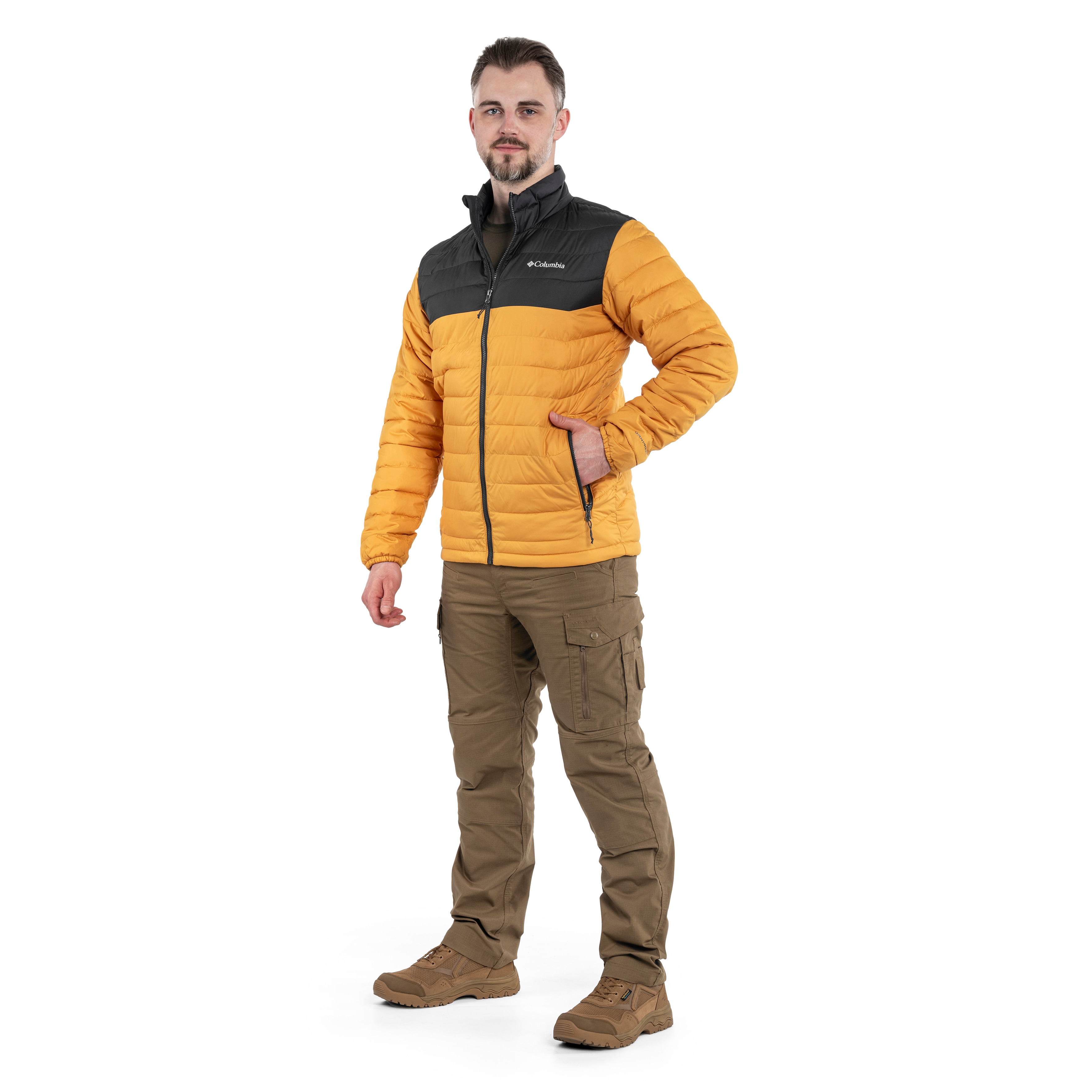 Veste Powder Lite Jacket Columbia - Raw Honey / Shark