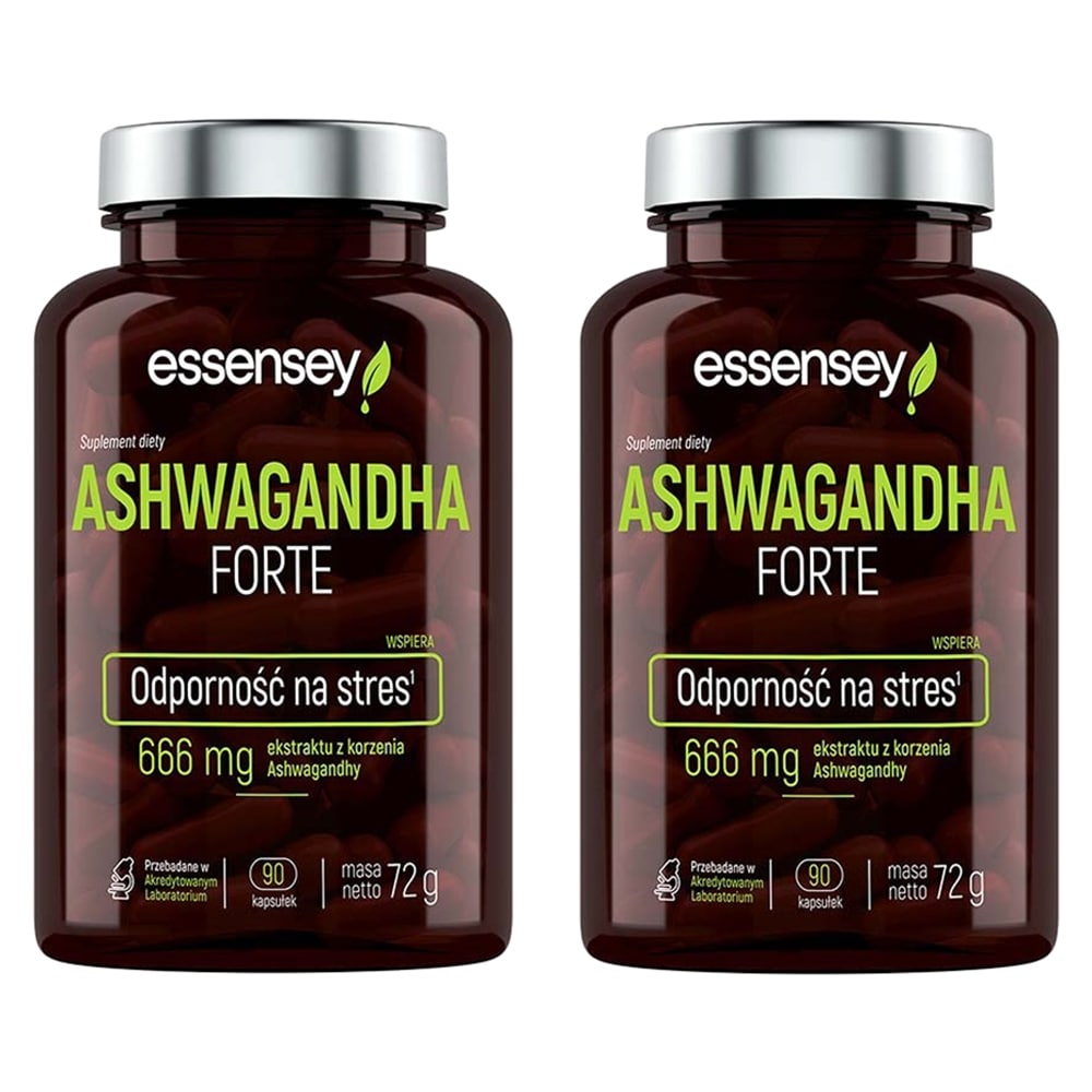 Set Ashwagandha Forte 2 x 90 capsules - complément alimentaire Essensey 