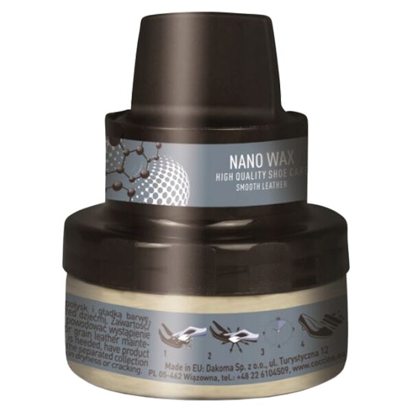 Cire pour cuir lisse Nano Wax 50 ml Coccine - Navy blue