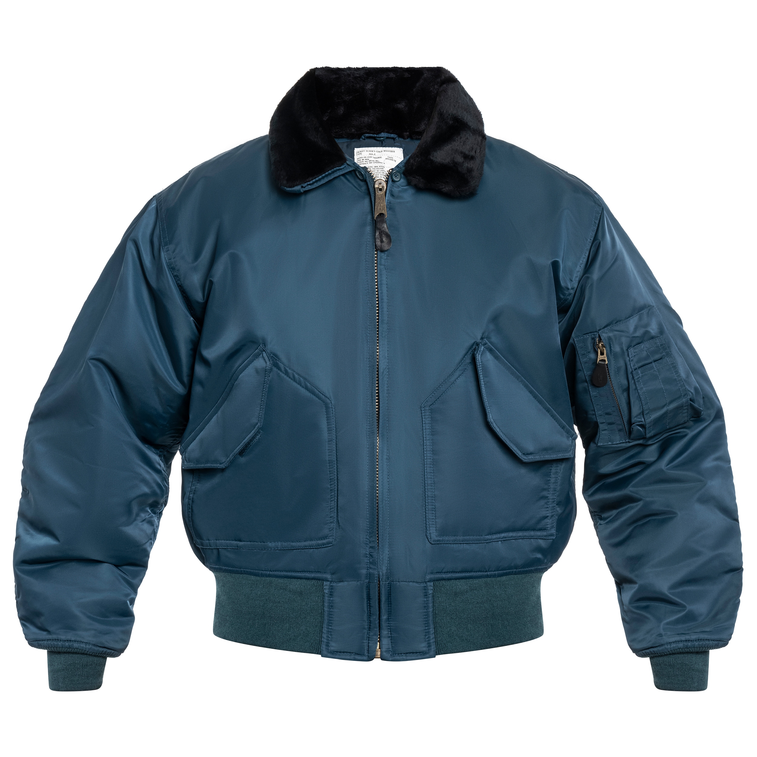 Veste  MA-2 Fur Collar Highlander - Petrol