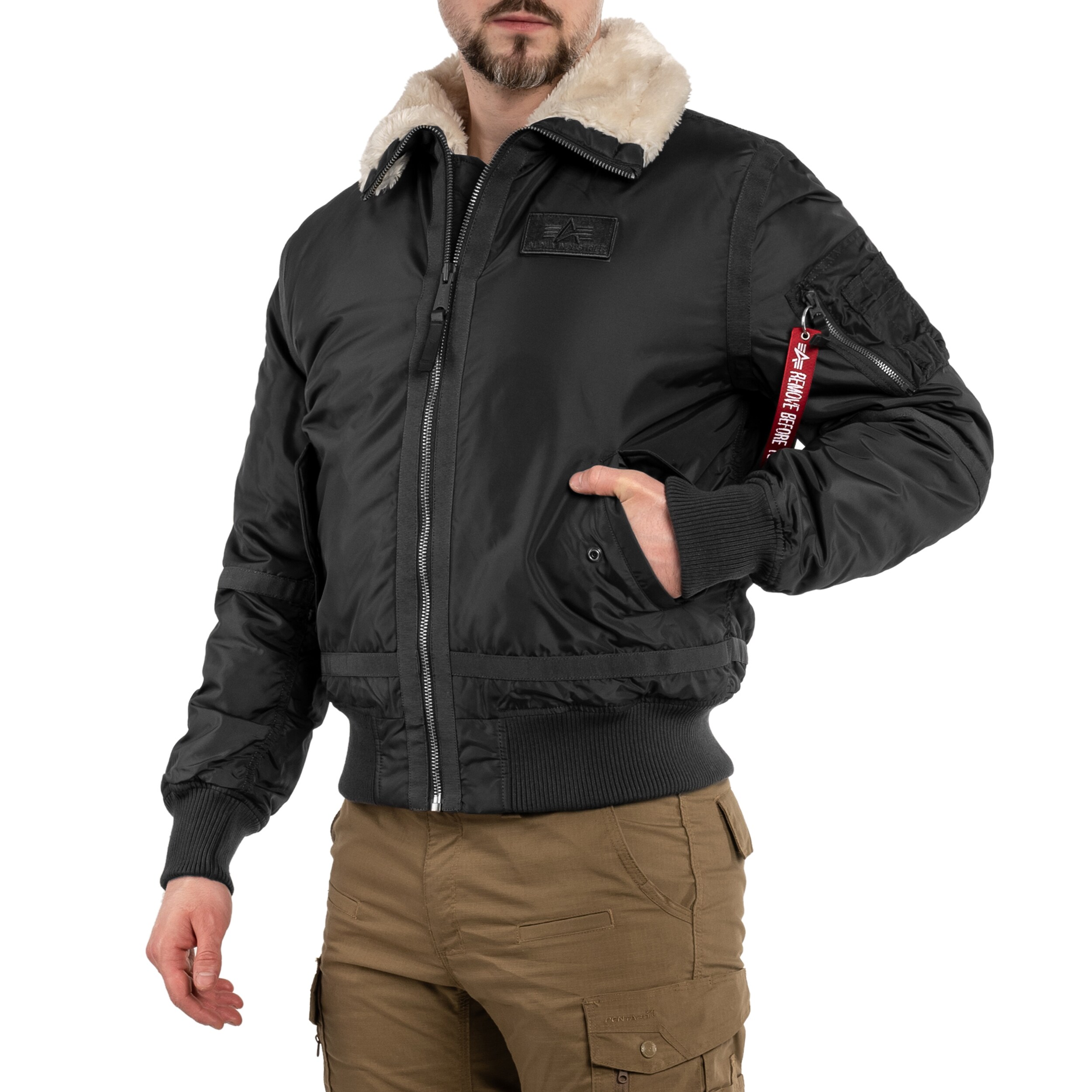 Veste B15-3 TT Alpha Industries - Vintage Grey