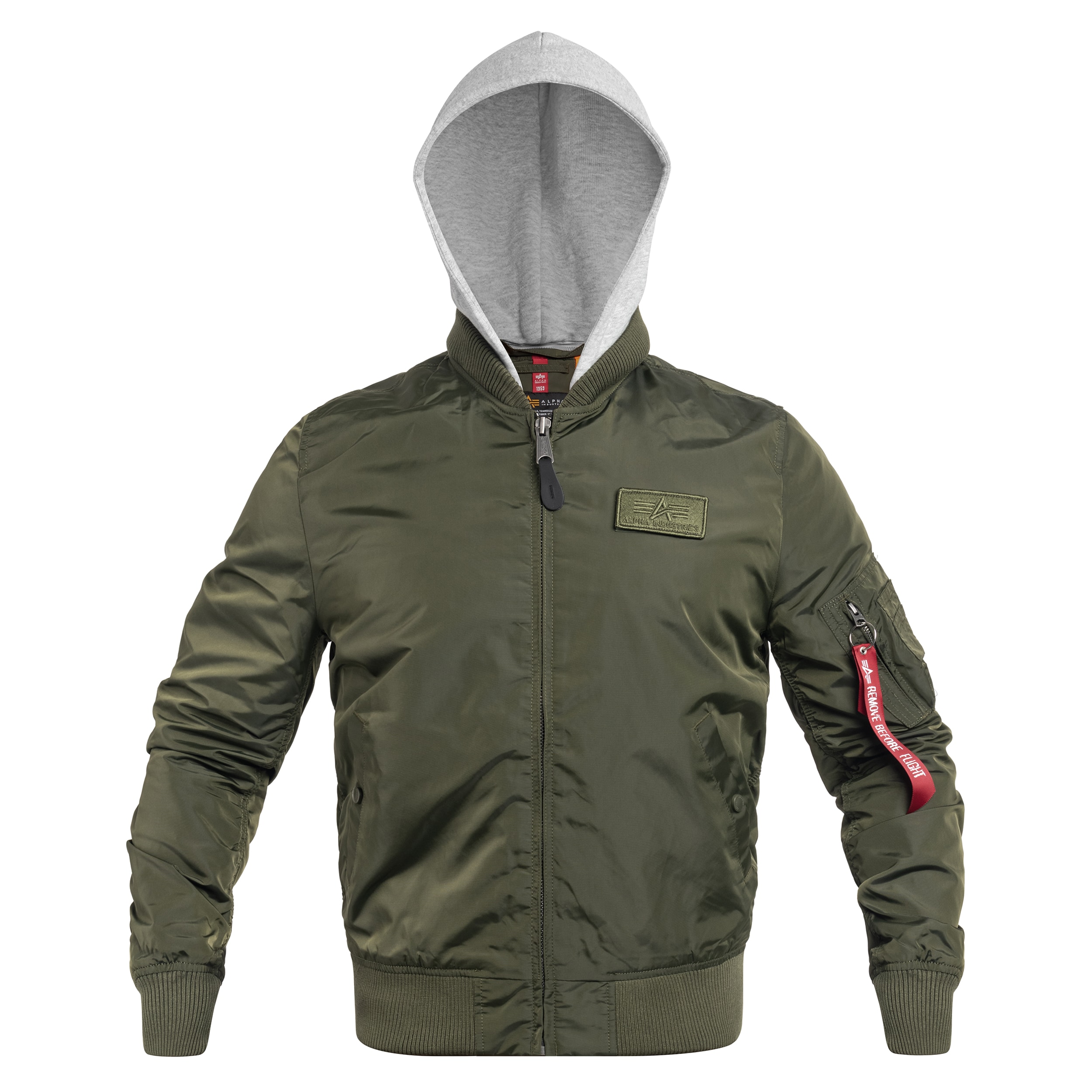 Veste MA-1 TT Hood Alpha Industries - Dark Green