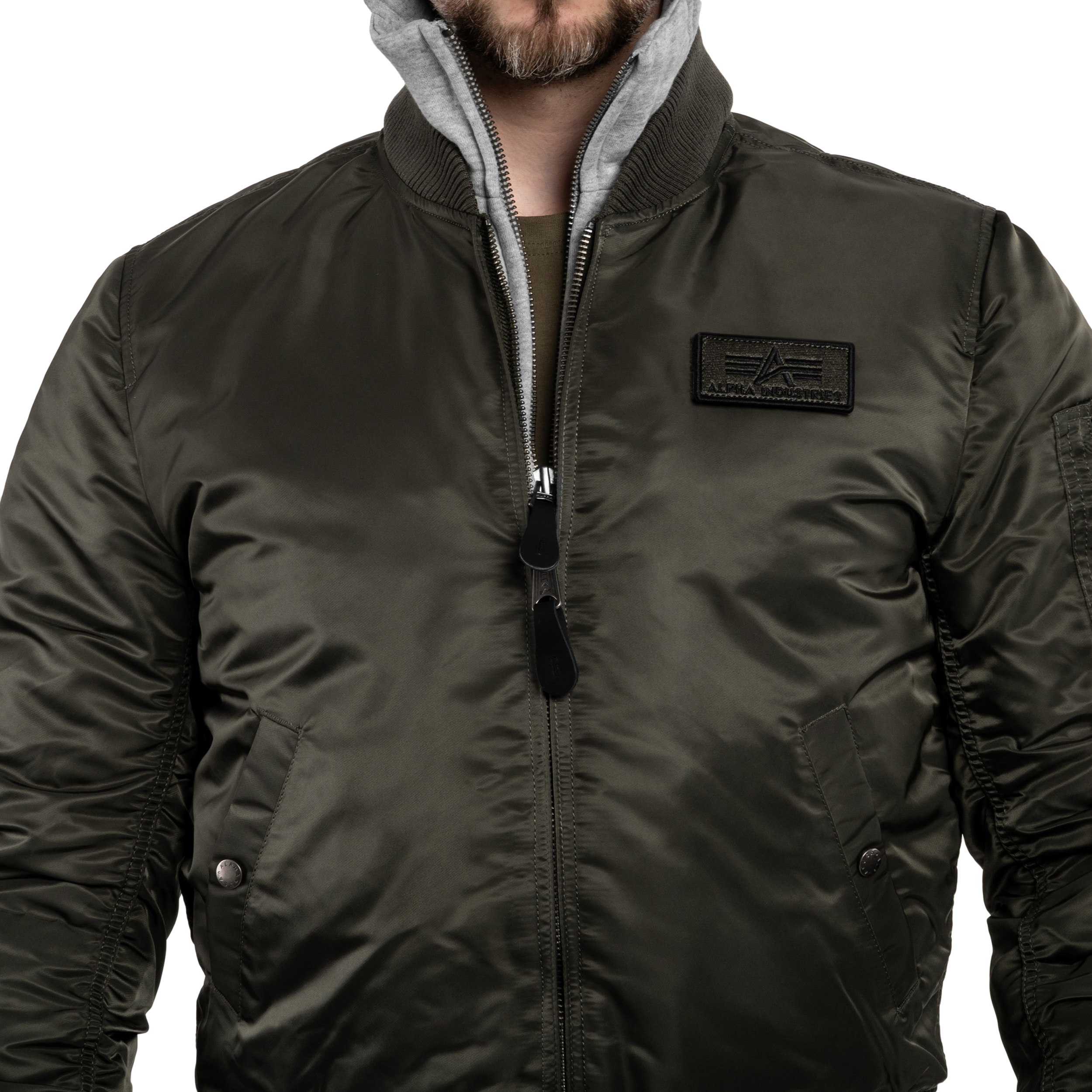 Veste MA-1 D-Tec Alpha Industries - Rep. Grey