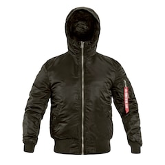 Veste MA-1 Hooded Alpha Industries - Black Olive
