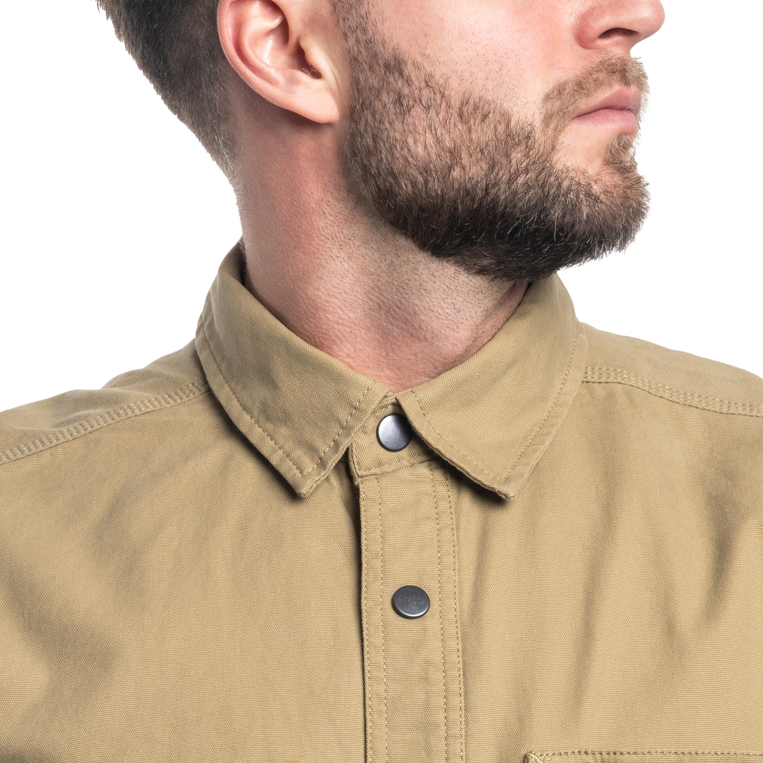 Chemise Fleece Lined Snap Front Shirt Carhartt - Dark Khaki