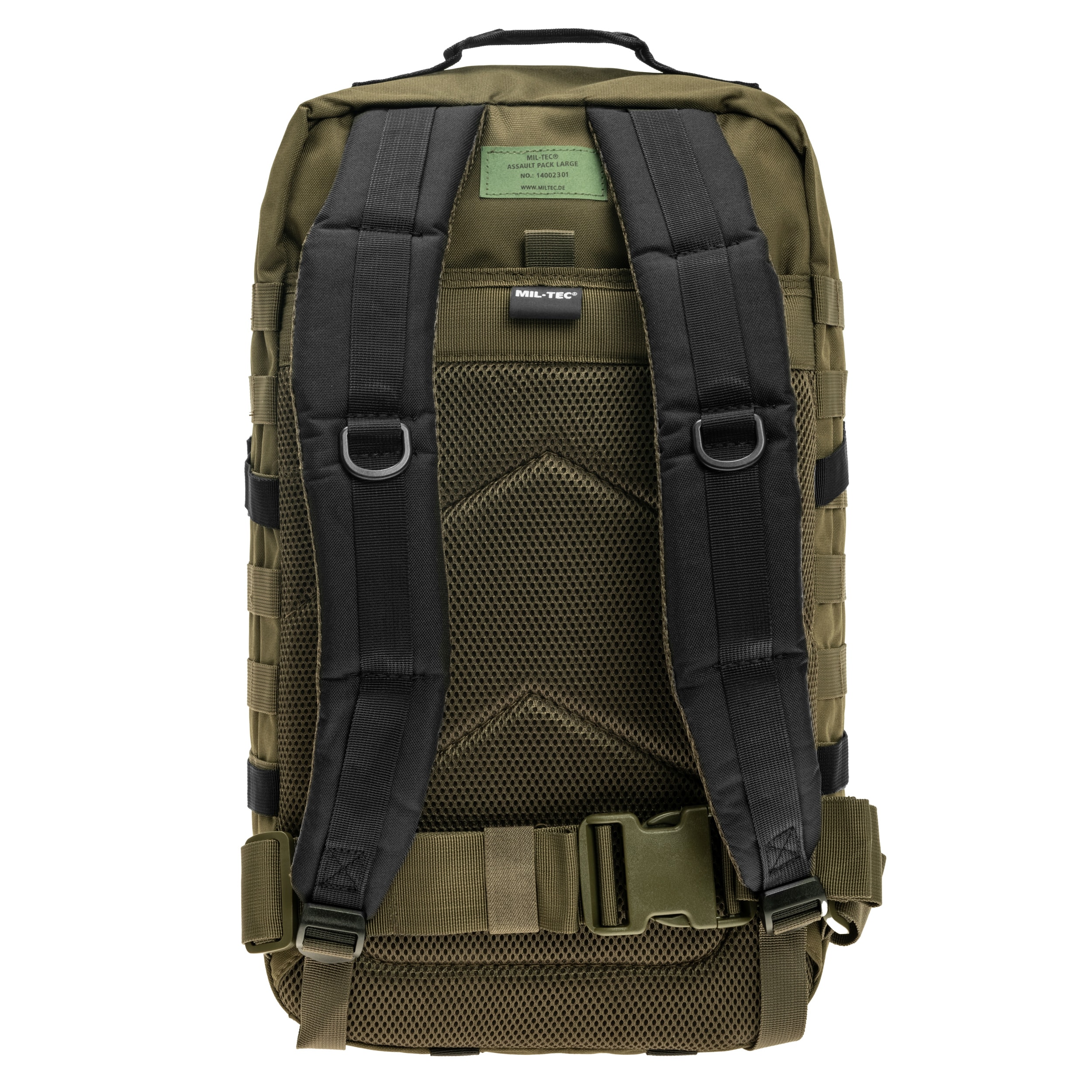 Sac à dos Assault Pack Large 36 L Mil-Tec - Ranger Green/Black