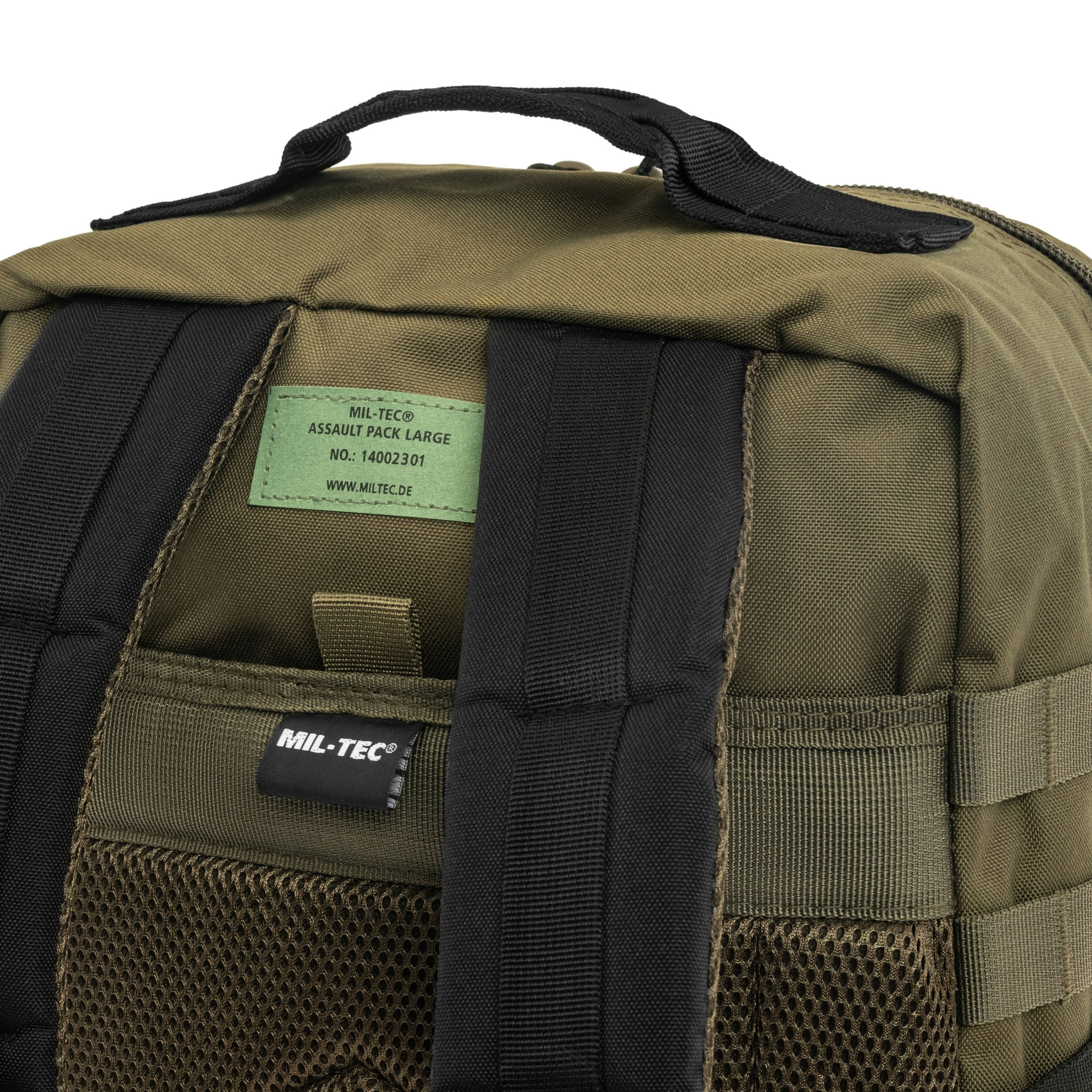 Sac à dos Assault Pack Large 36 L Mil-Tec - Ranger Green/Black