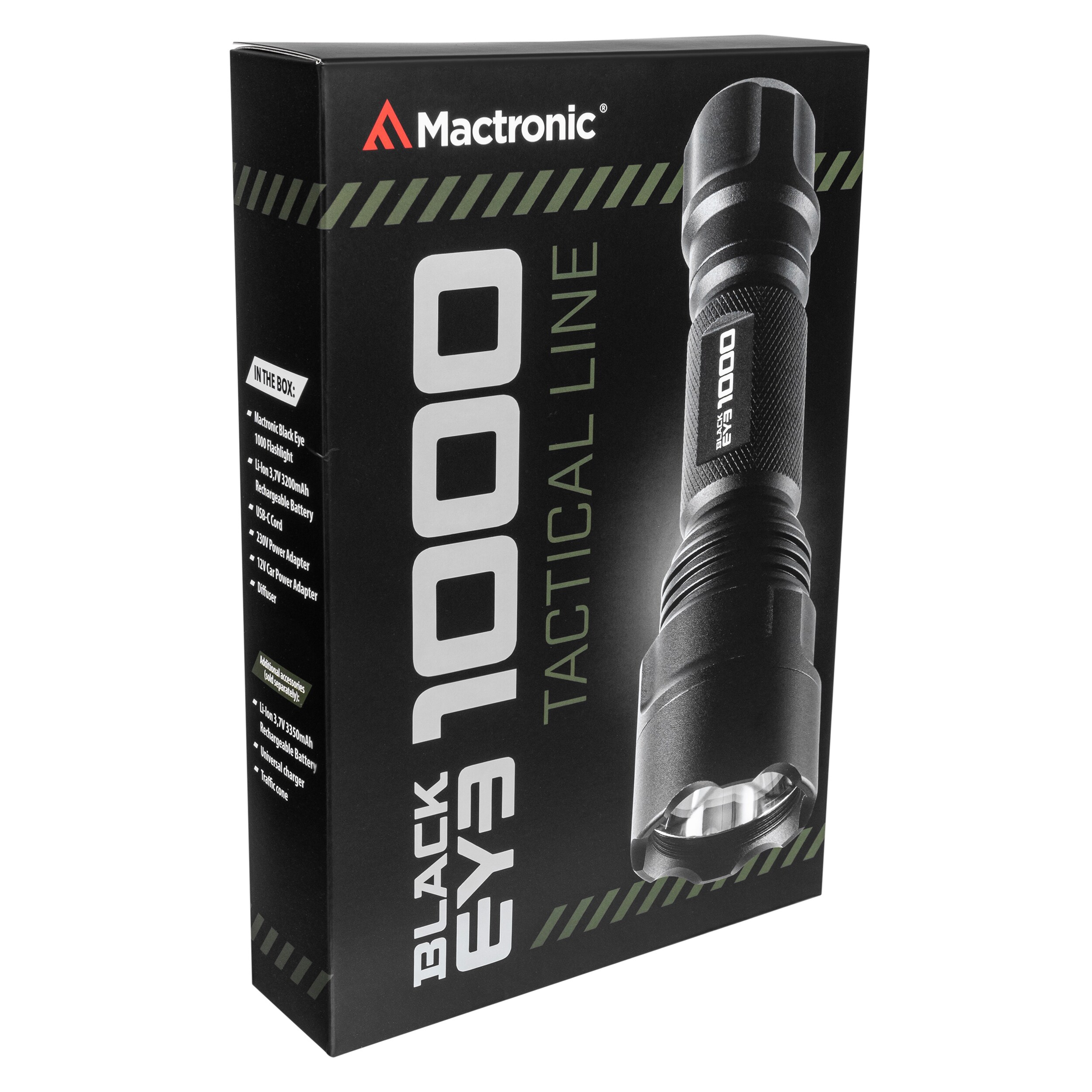Lampe de poche Black Eye - 1000 lumens Mactronic