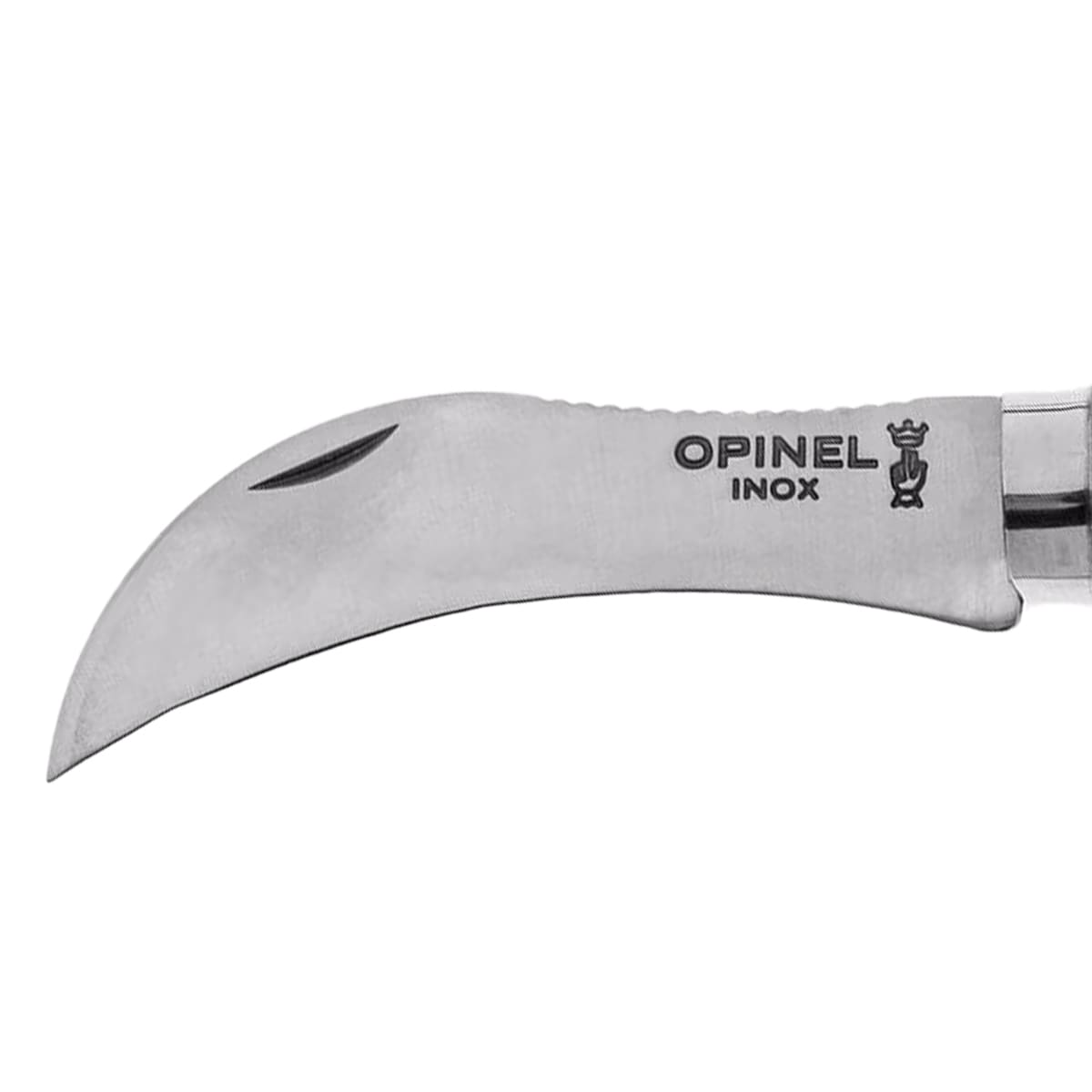 Couteau pliable pour la cueillette des champignons avec étui No.8 Mushroom Opinel