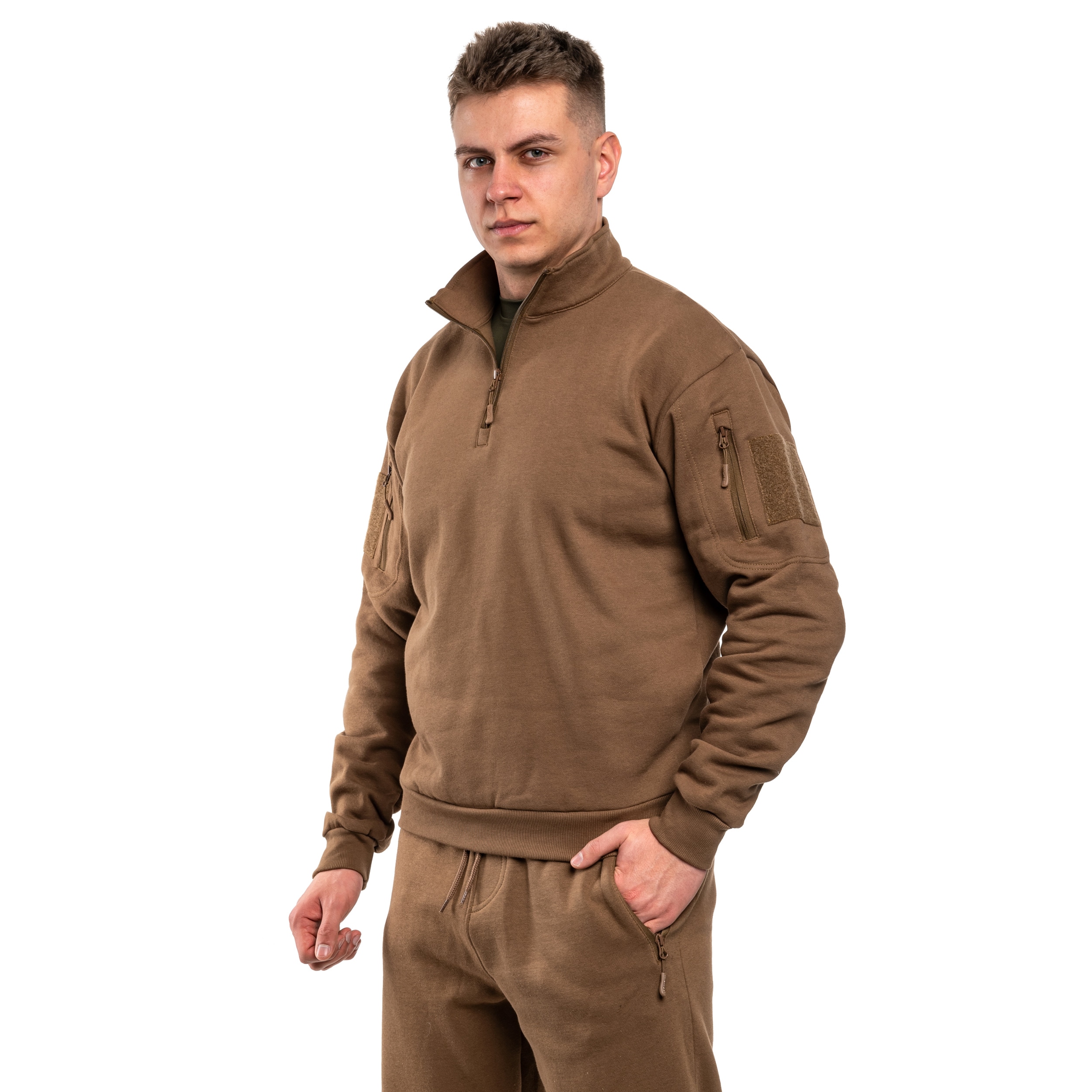 Sweatshirt Tactical Mil-Tec - Coyote
